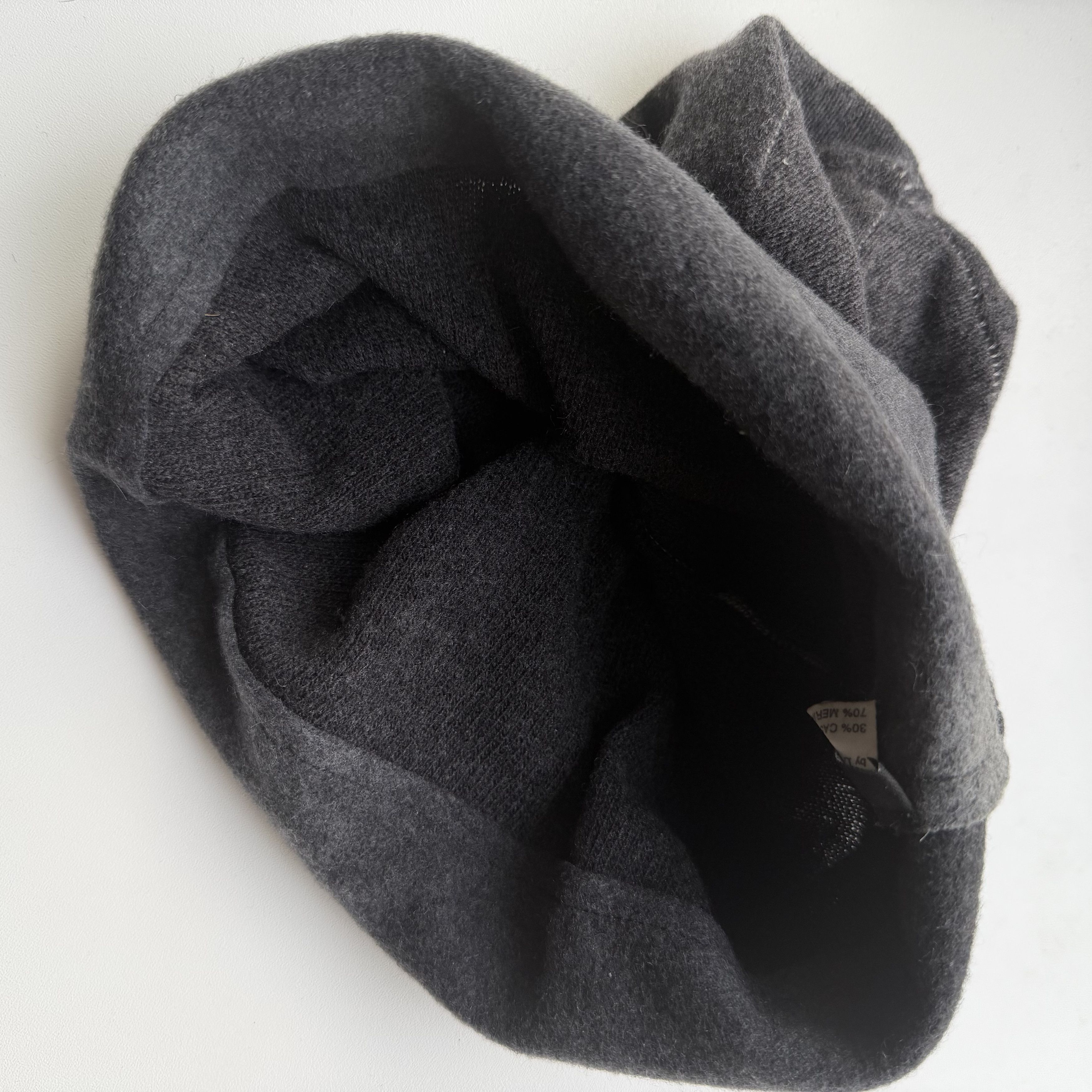 Avant Toi Grey cashmere/wool beanie Size ONE SIZE - 3 Thumbnail