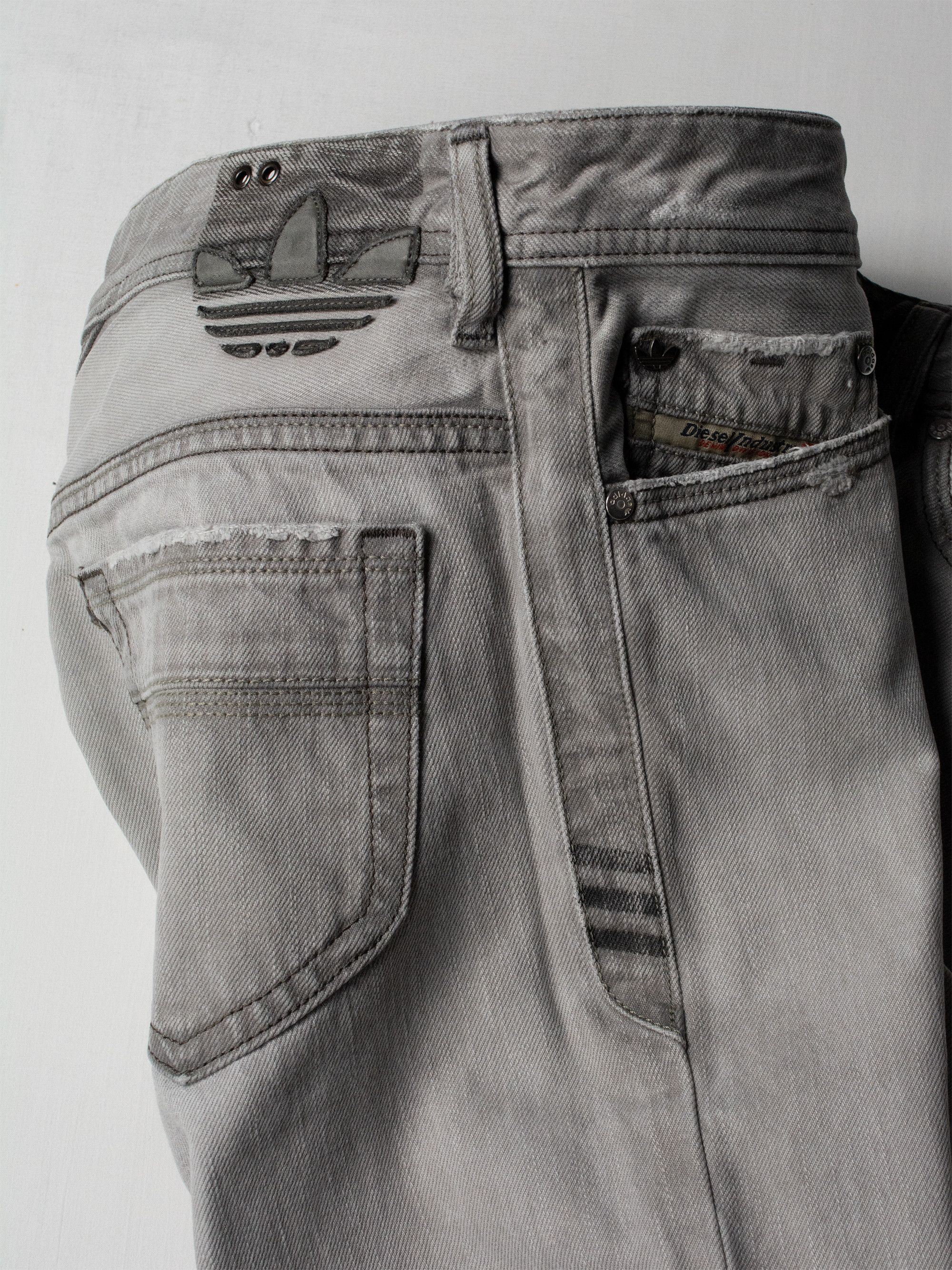Adidas × Diesel Adidas X Diesel - 2008 - Adi-Thanaz low waist slim fit jeans Size US 30 / EU 46 - 5 Thumbnail