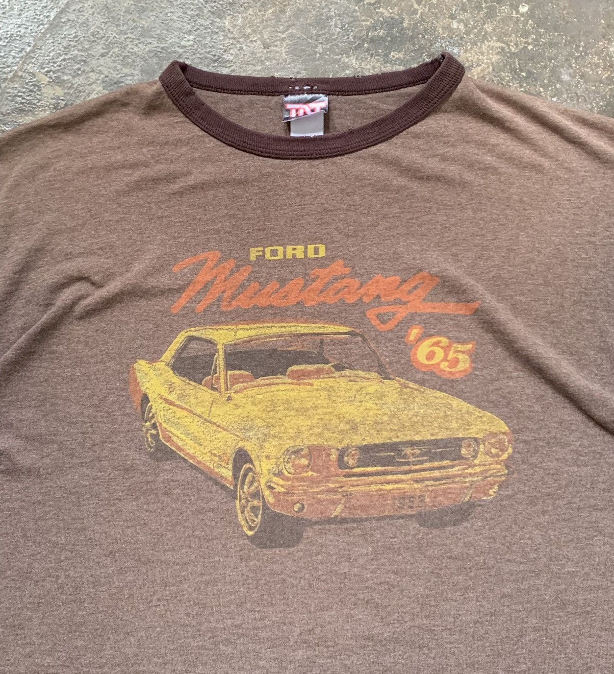 Ford × Vintage Vintage ford mustang '65 ringer tshirt Size US XL / EU 56 / 4 - 2 Thumbnail