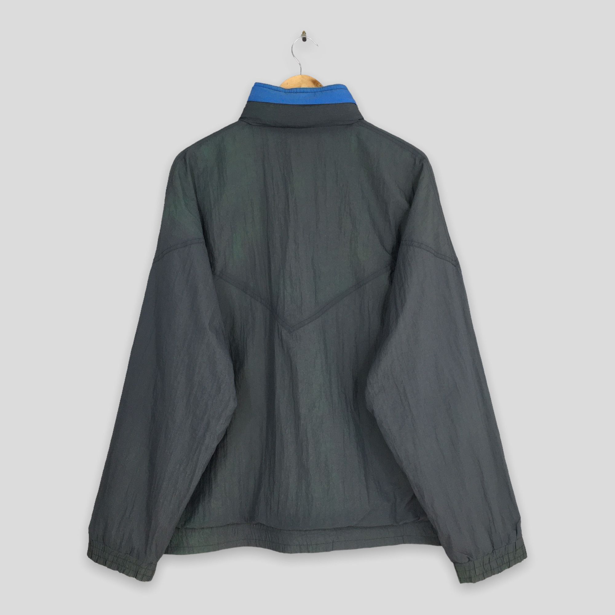 Nike Vintage 90's Nike Swoosh Gray Training Zipper Jacket XXLarge Size US XXL / EU 58 / 5 - 13 Thumbnail