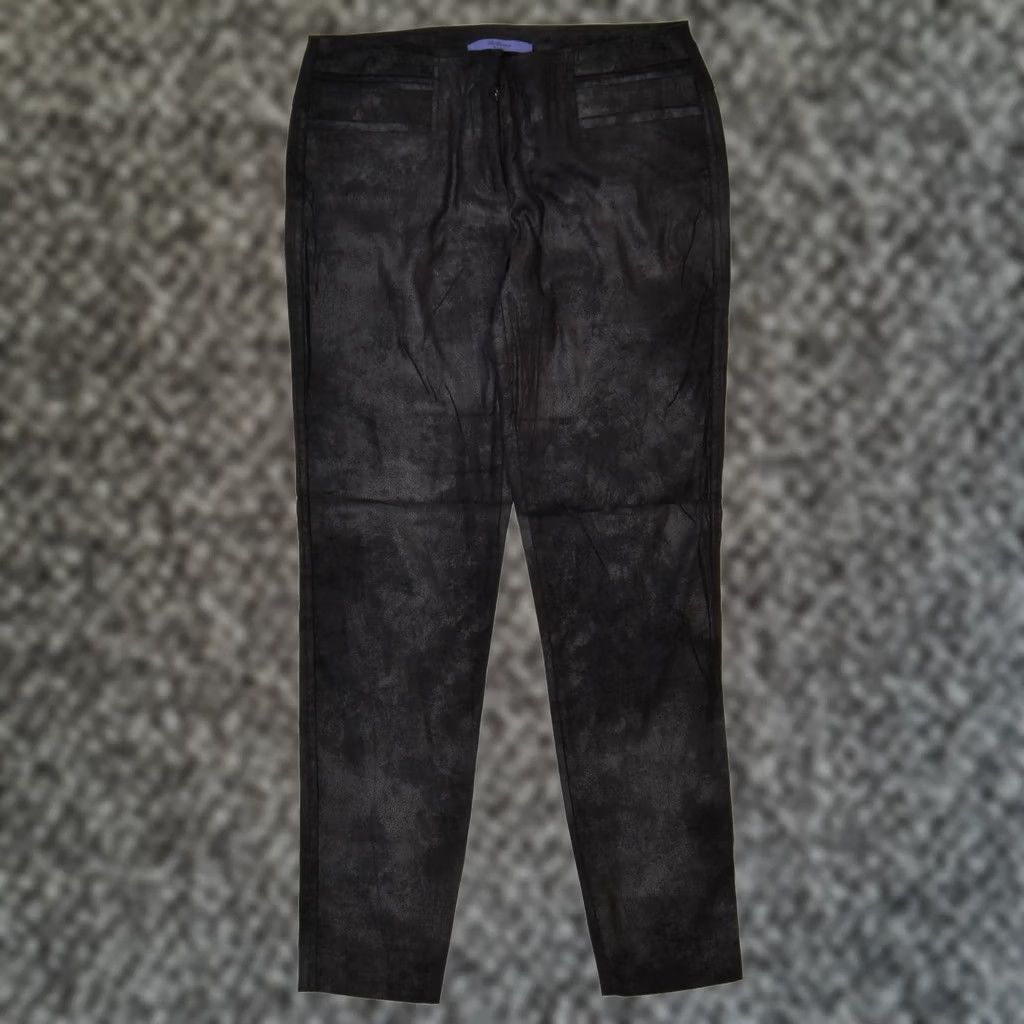 Les Copains LES COPAINS Womens Slim Casual Trousers Black EU 42 L W31 L29 Size 36" / US 14 / IT 50 - 1 Thumbnail