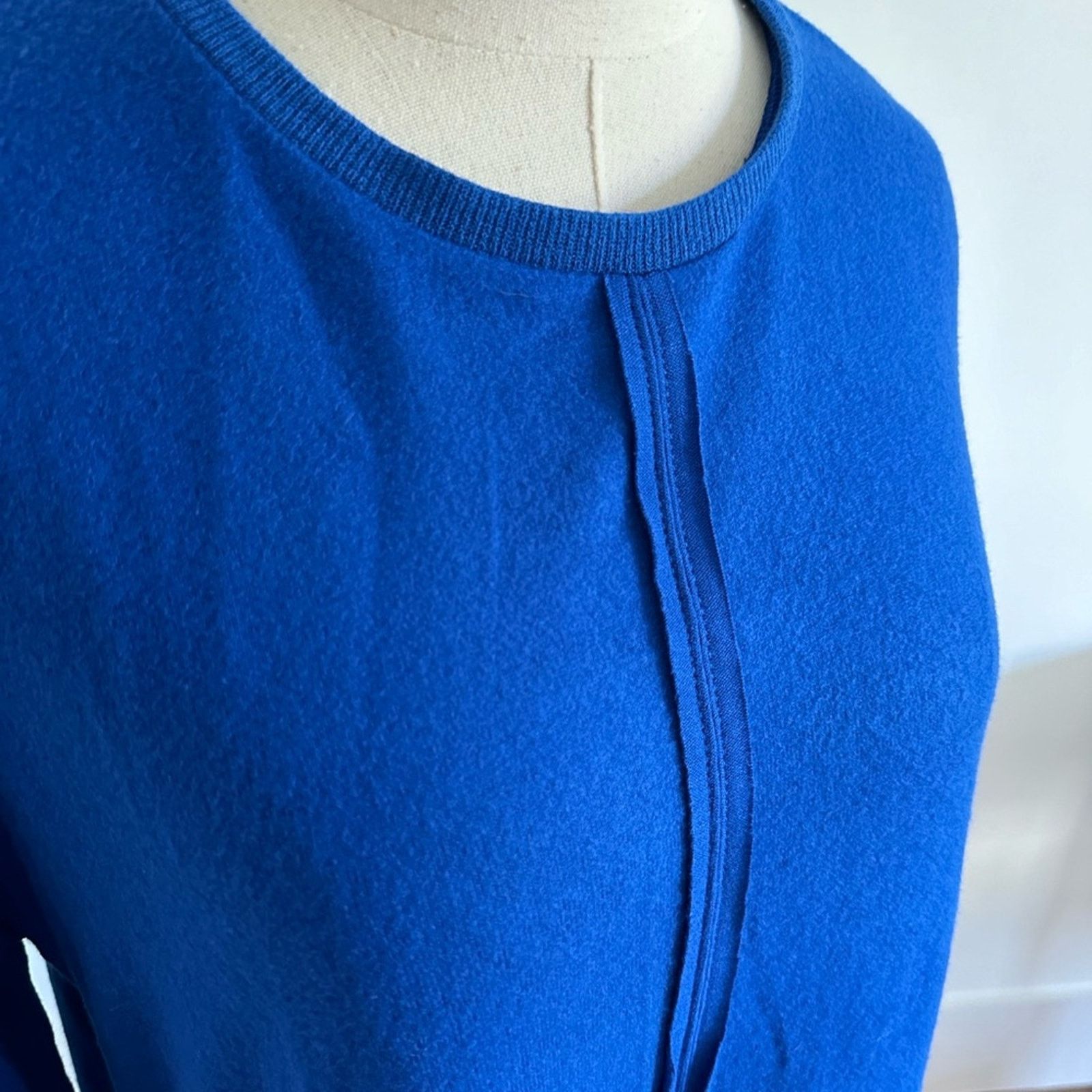 Nordstrom NWOT - Gibson Soft Sweater with rib knit detail - small blue Size S / US 4 / IT 40 - 6 Thumbnail