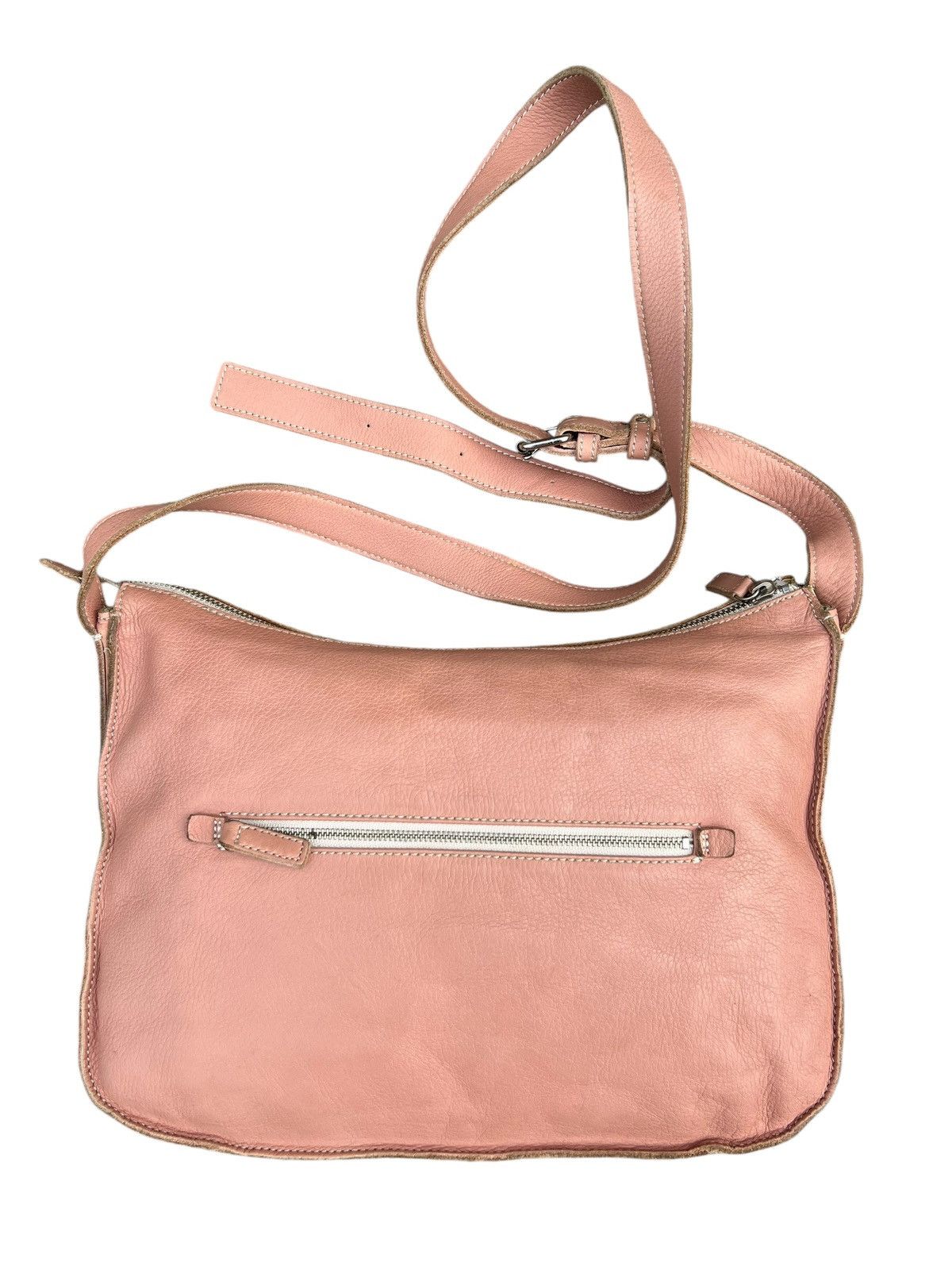Leather Vintage Margaret Howell Scratches Patina Cowhide Leather Bag Size ONE SIZE - 9 Thumbnail