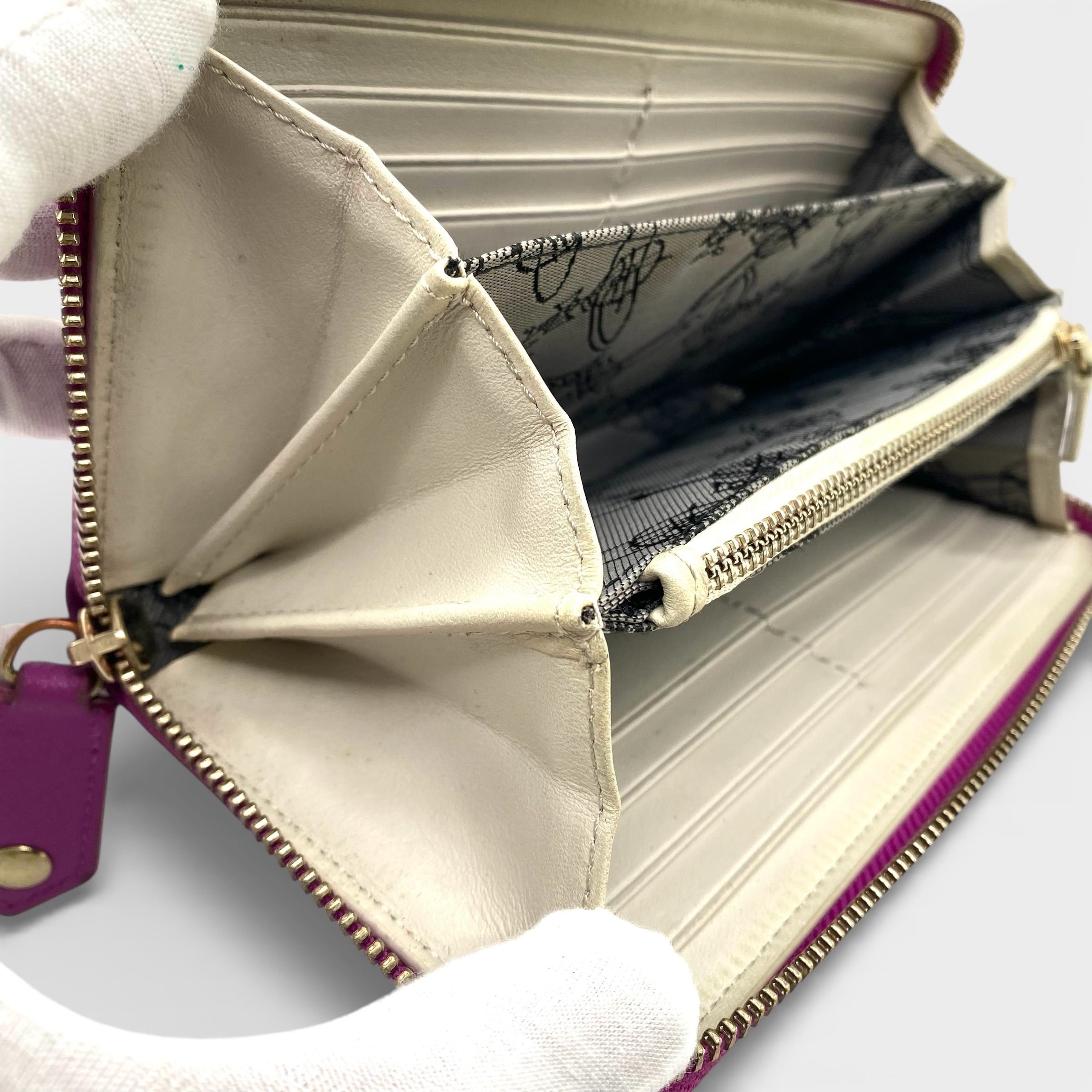 Vivienne Westwood Vivienne Westwood Orb Long Wallet Zip Pink Size ONE SIZE - 9 Thumbnail