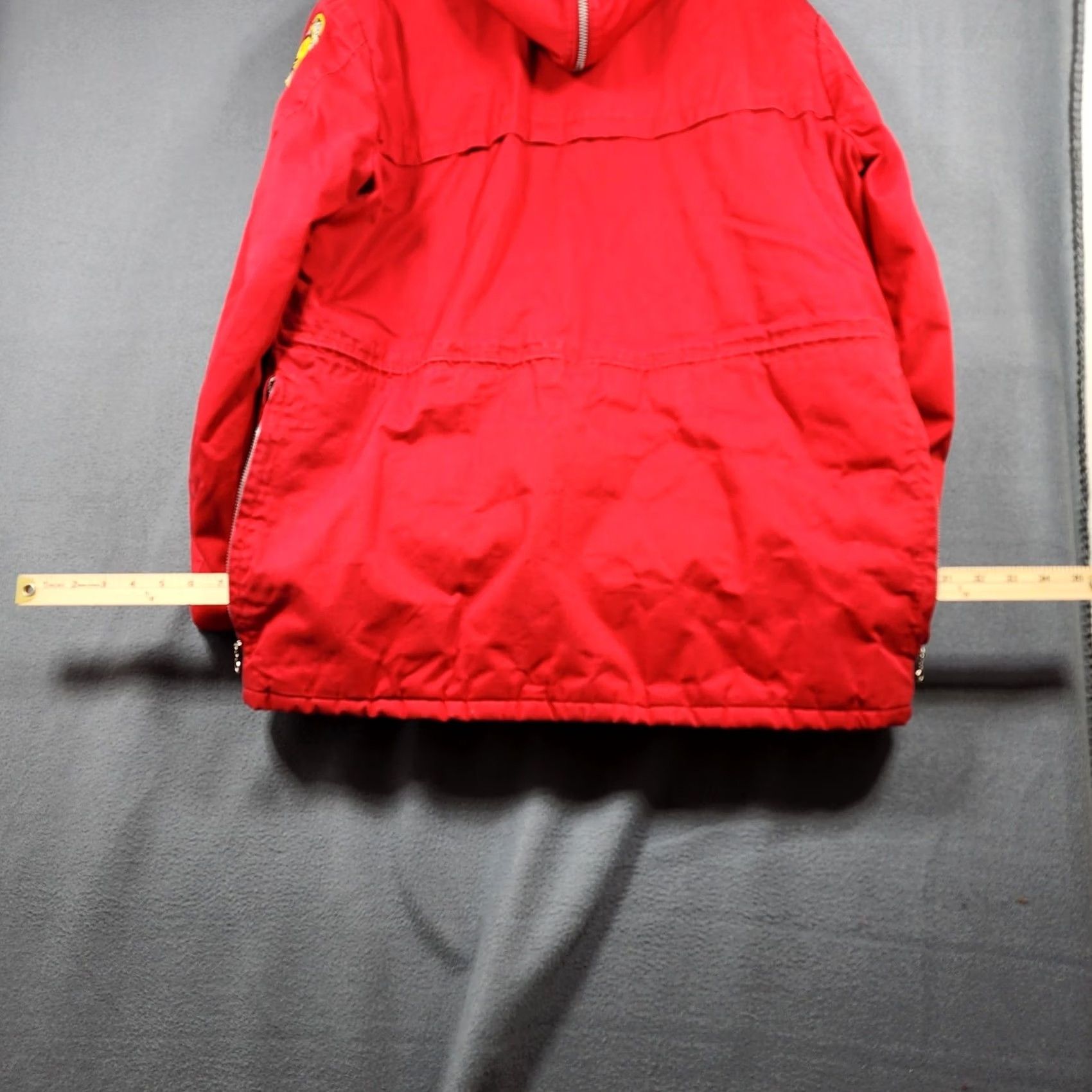 Vintage VINTAGE 60s Ted Williams Sears Red Coat Mens Hunting Overcoat 60s Sz 44 Quilted Lining Patch Canvas Zip Size US S / EU 44-46 / 1 - 5 Thumbnail