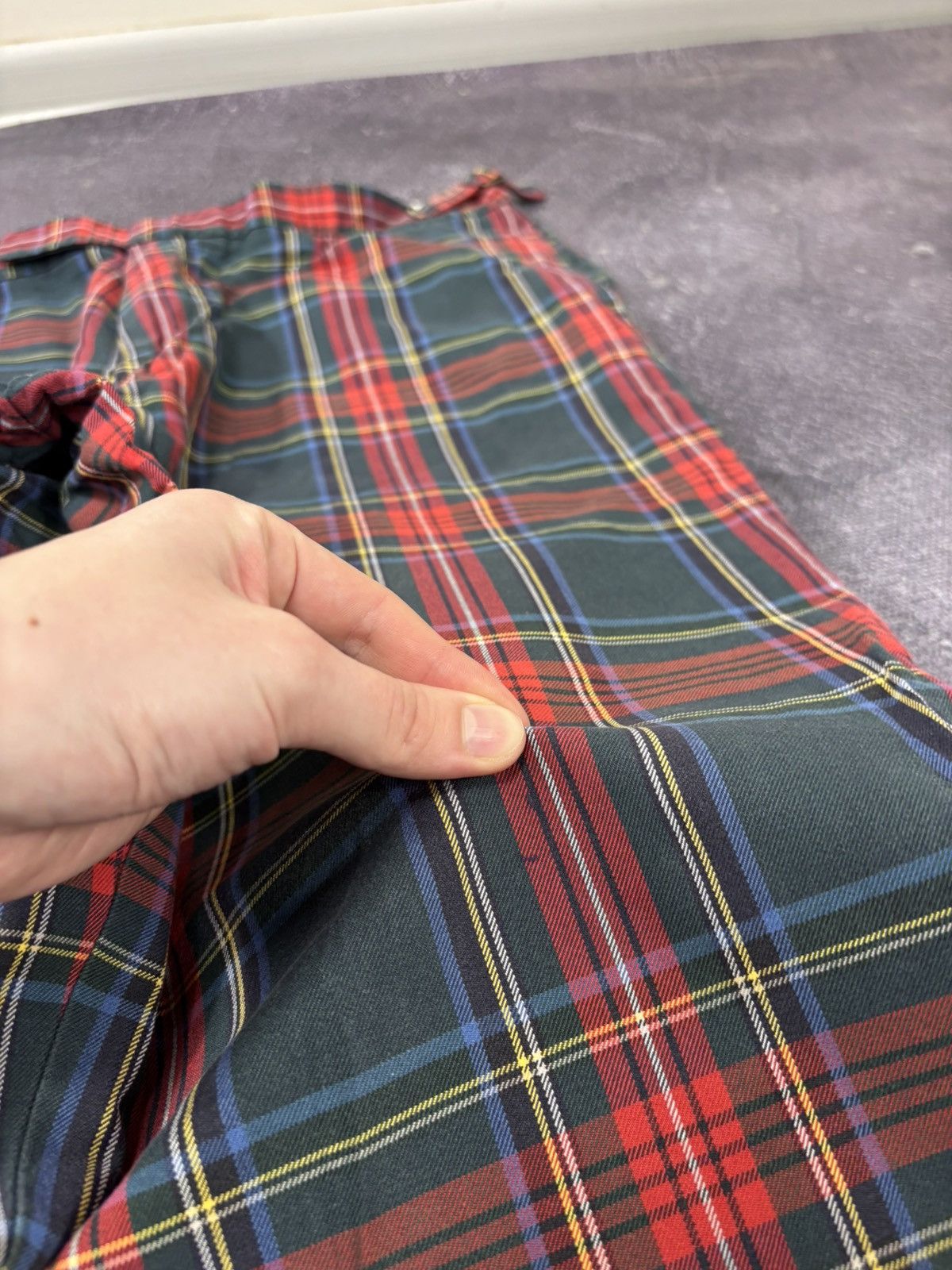 Polo Ralph Lauren Vintage Polo Ralph Lauren Men’s Tartan Plaid Pants Trousers Size US 38 / EU 54 - 6 Thumbnail