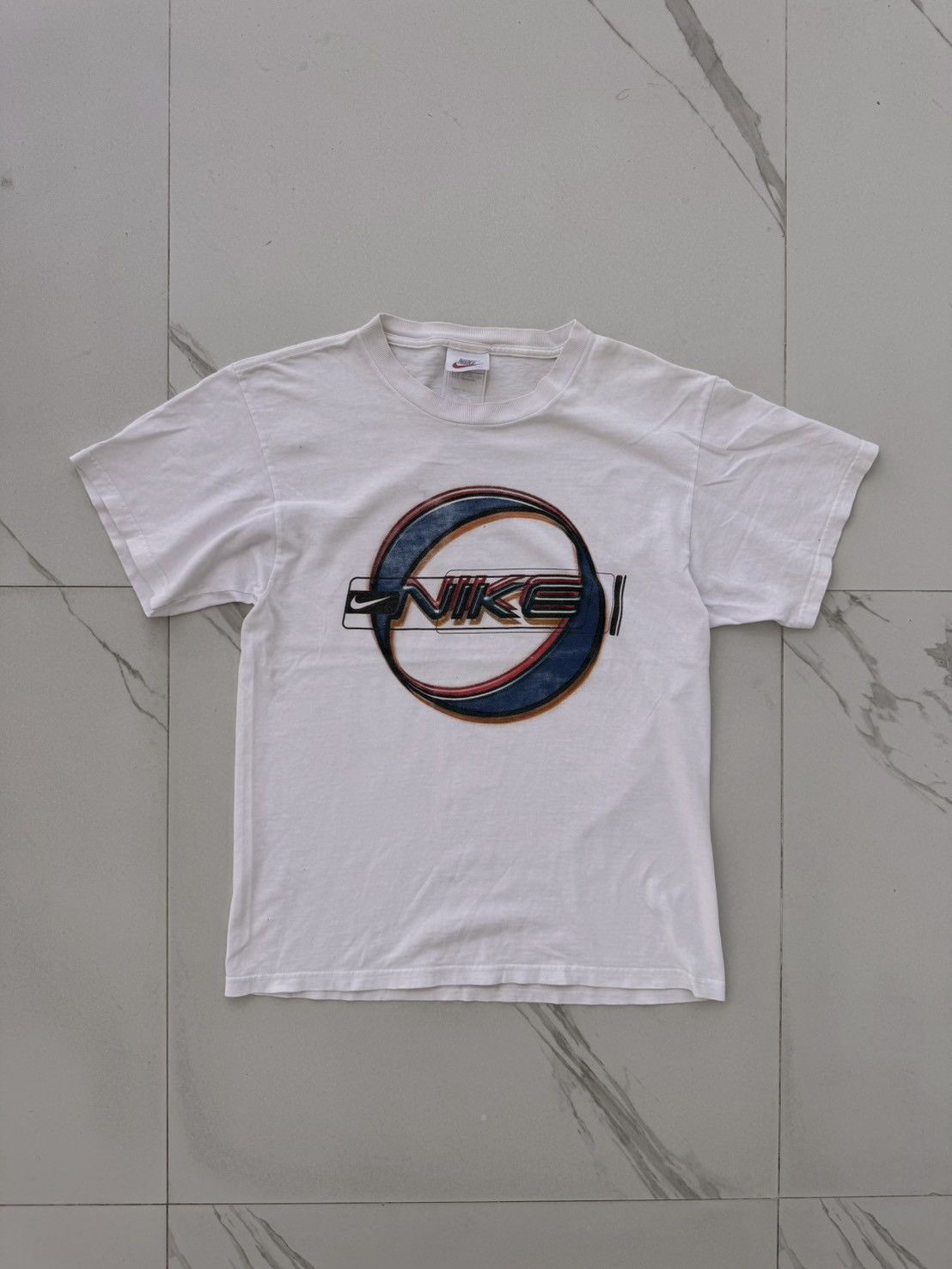 Nike Vintage Nike Spellouts Big Logo 90's T-shirt Size US S / EU 44-46 / 1 - 1 Thumbnail