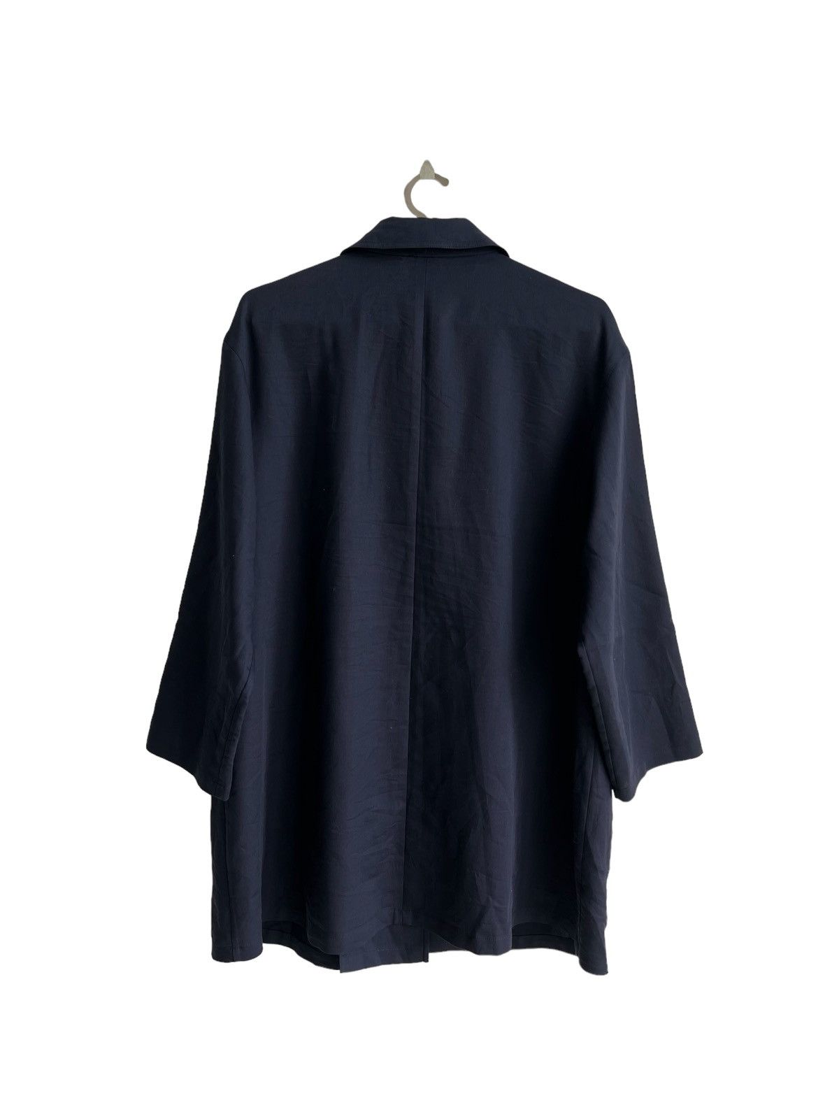 Final Home × Issey Miyake × Tsumori Chisato Vintage Issey Miyake IS Chinese Cut Minimal Long Coat Jacket Size US M / EU 48-50 / 2 - 6 Thumbnail