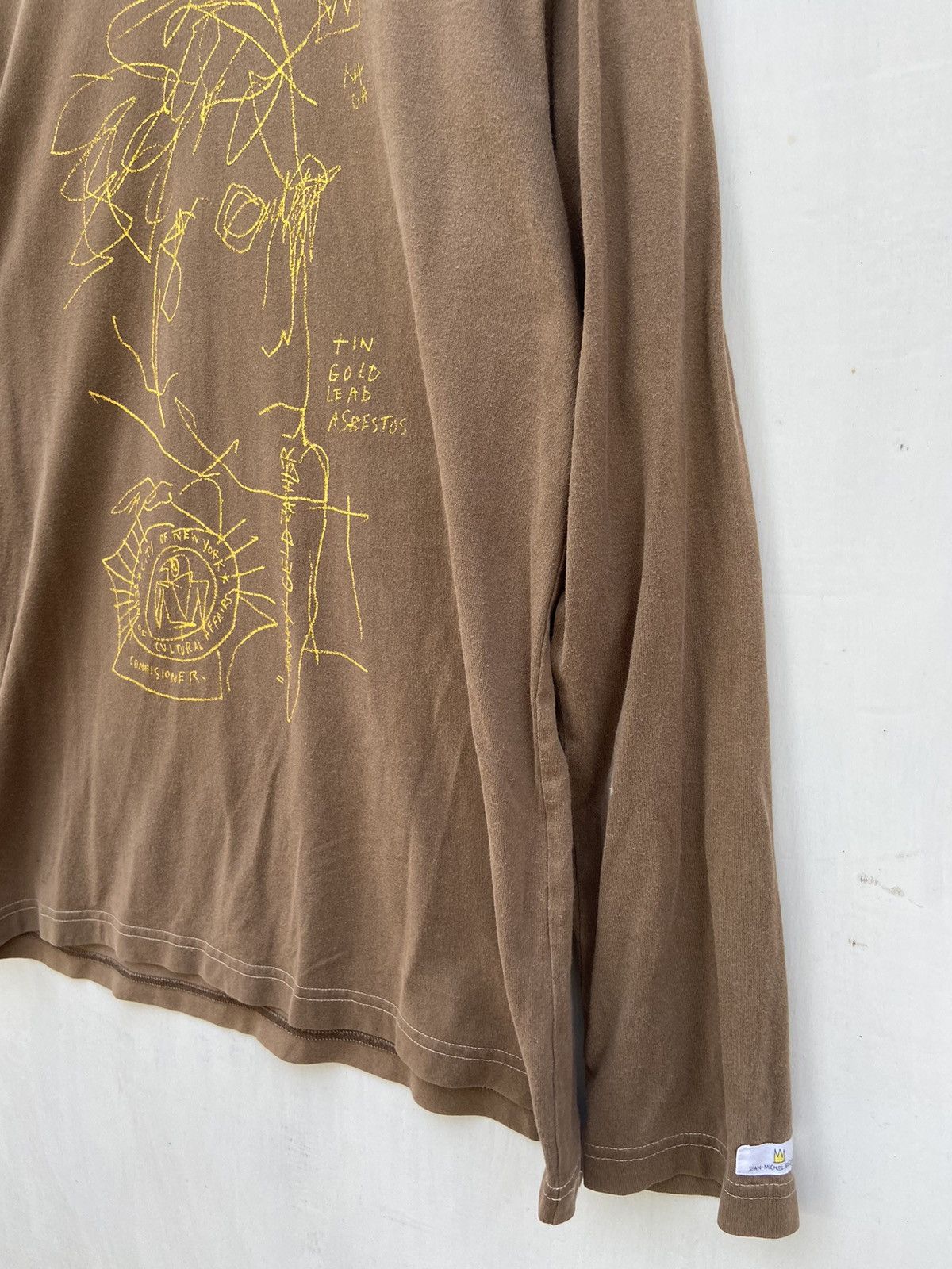 Jean-Michel Basquiat 🔥 Vintage Jean Michel Basquiat t shirt long sleeve Size US M / EU 48-50 / 2 - 3 Thumbnail