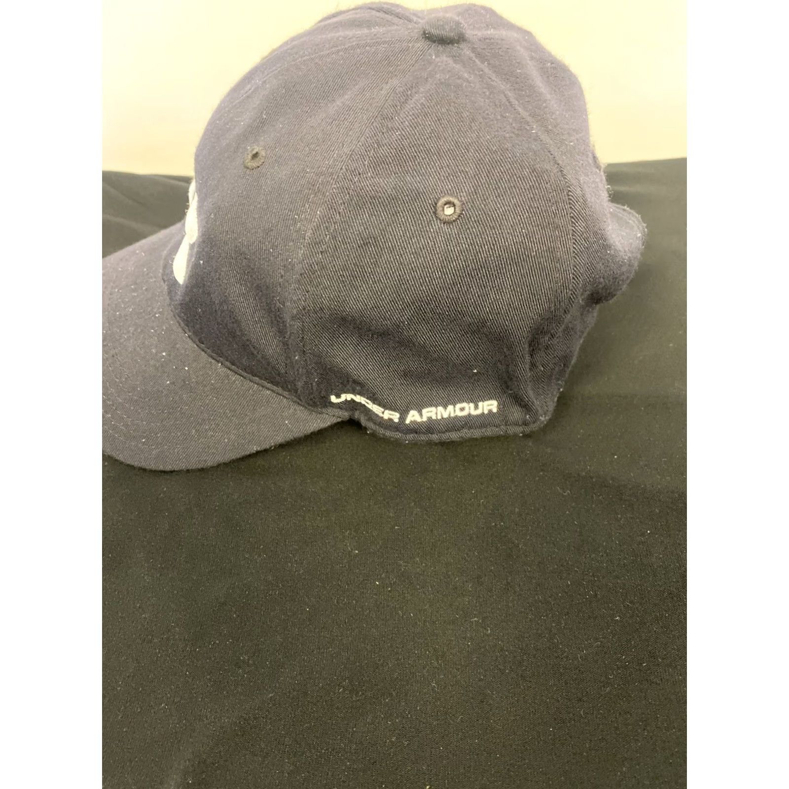 Under Armour Under Armour Golf Hat Cap Black OSFM Mens Adjustable Sports Logo Hat Cap Size ONE SIZE - 2 Thumbnail