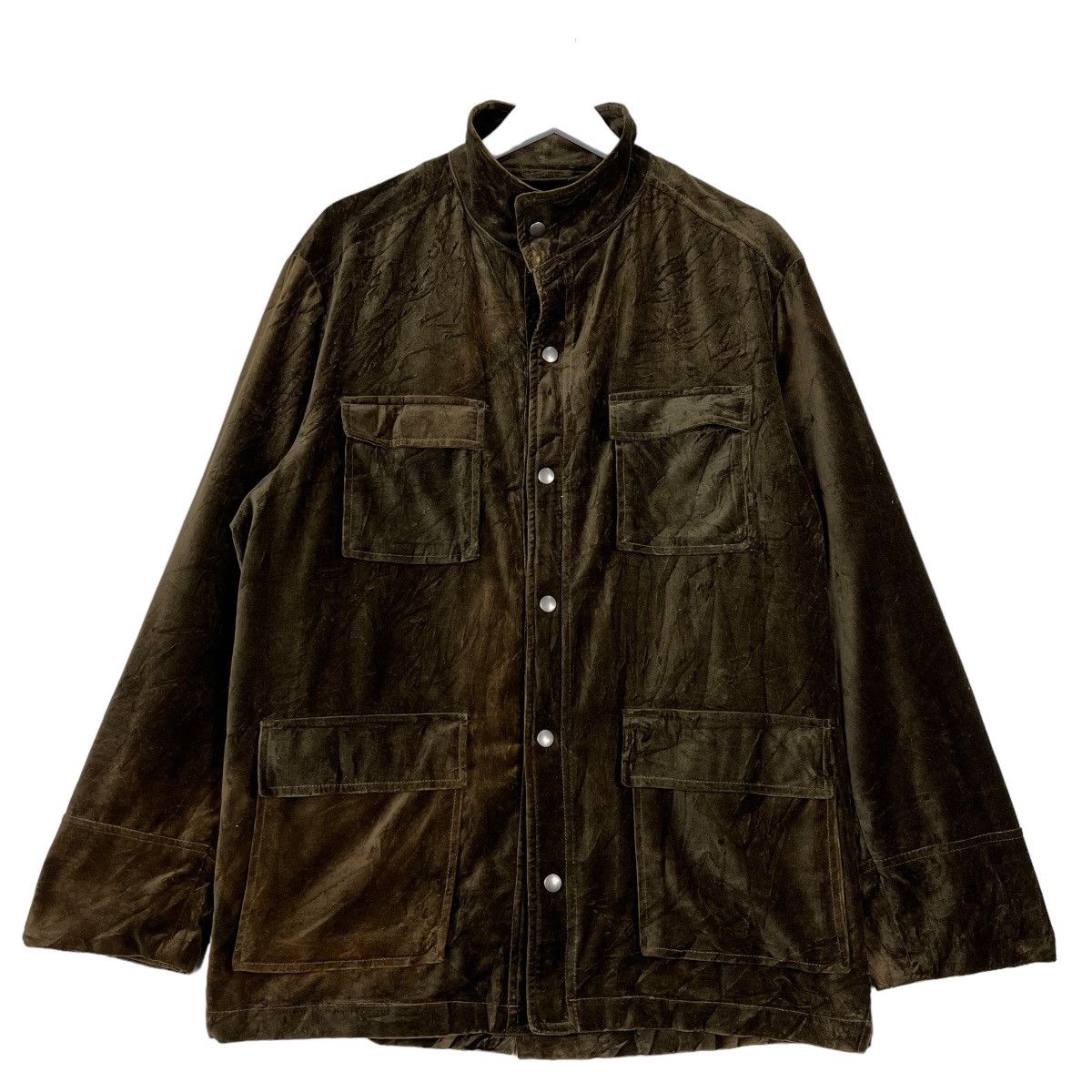 Kansai Yamamoto 🔥 KANSAI JEANS CORDUROY VELVET FIELD JACKET Size US L / EU 52-54 / 3 - 1 Thumbnail