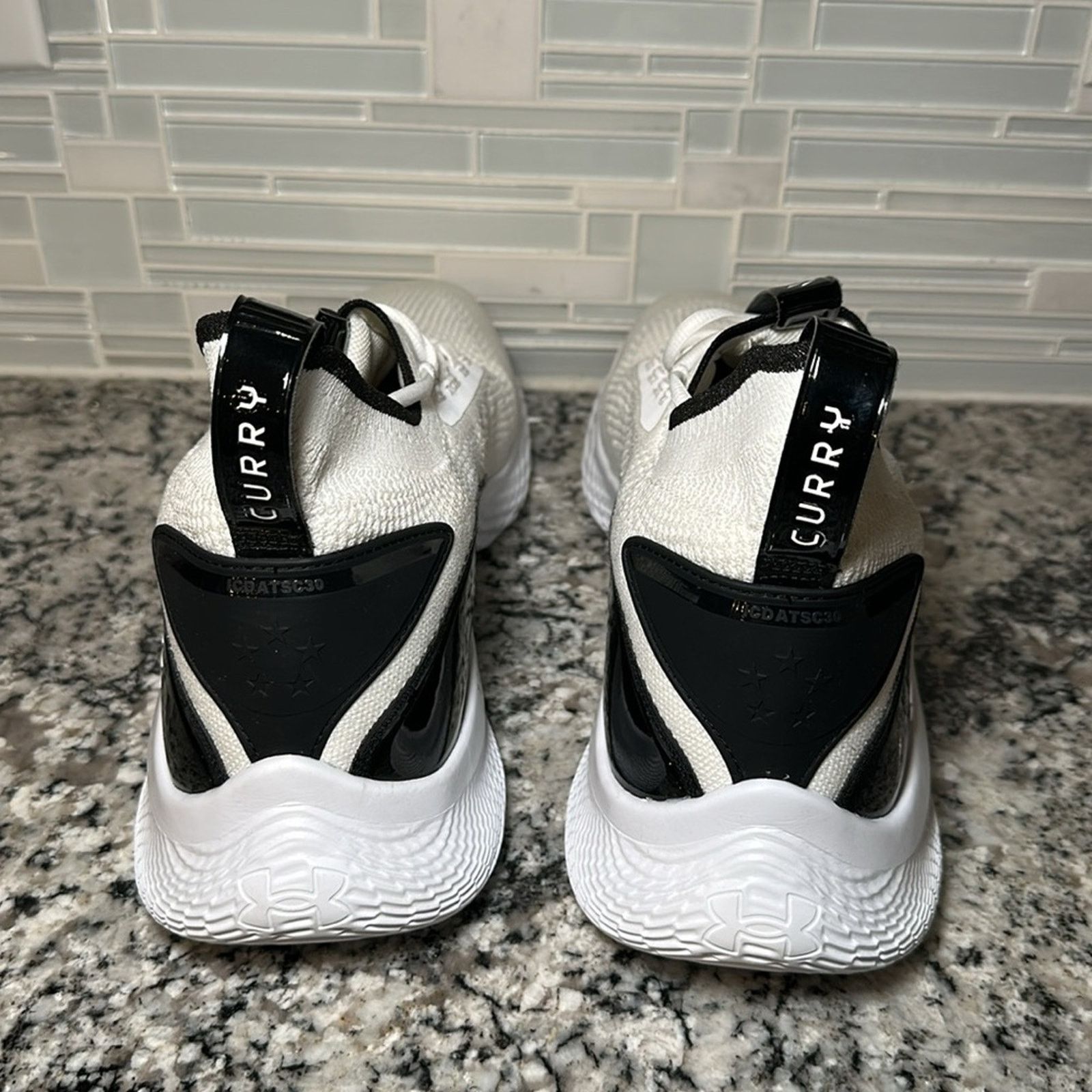 Under Armour Under Armour Team Curry 8 NM Black White Sneakers - 18 Size US 15 / EU 48 - 4 Thumbnail