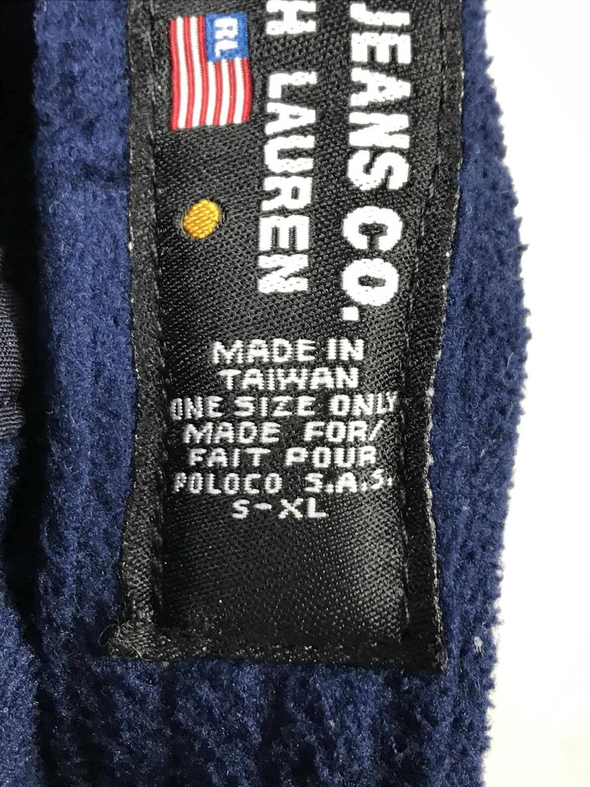 Lauren Ralph Lauren × Vintage Vintage Polo Jeans Co Ralph Lauren Fleece Cap Size ONE SIZE - 8 Thumbnail