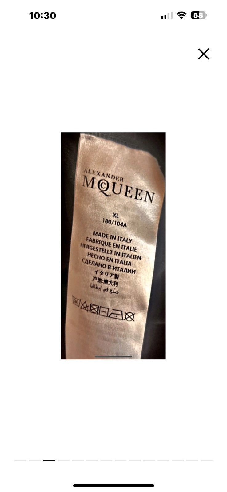 Alexander McQueen Alexander McQueen - XL.- Men’s Top Size US XL / EU 56 / 4 - 17 Thumbnail