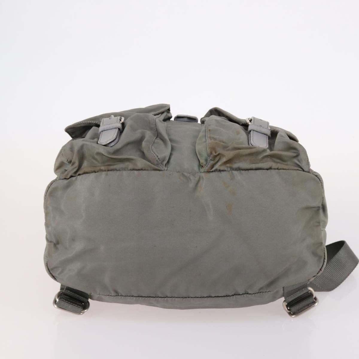Prada PRADA Backpack Nylon Green Silver Size ONE SIZE - 9 Thumbnail