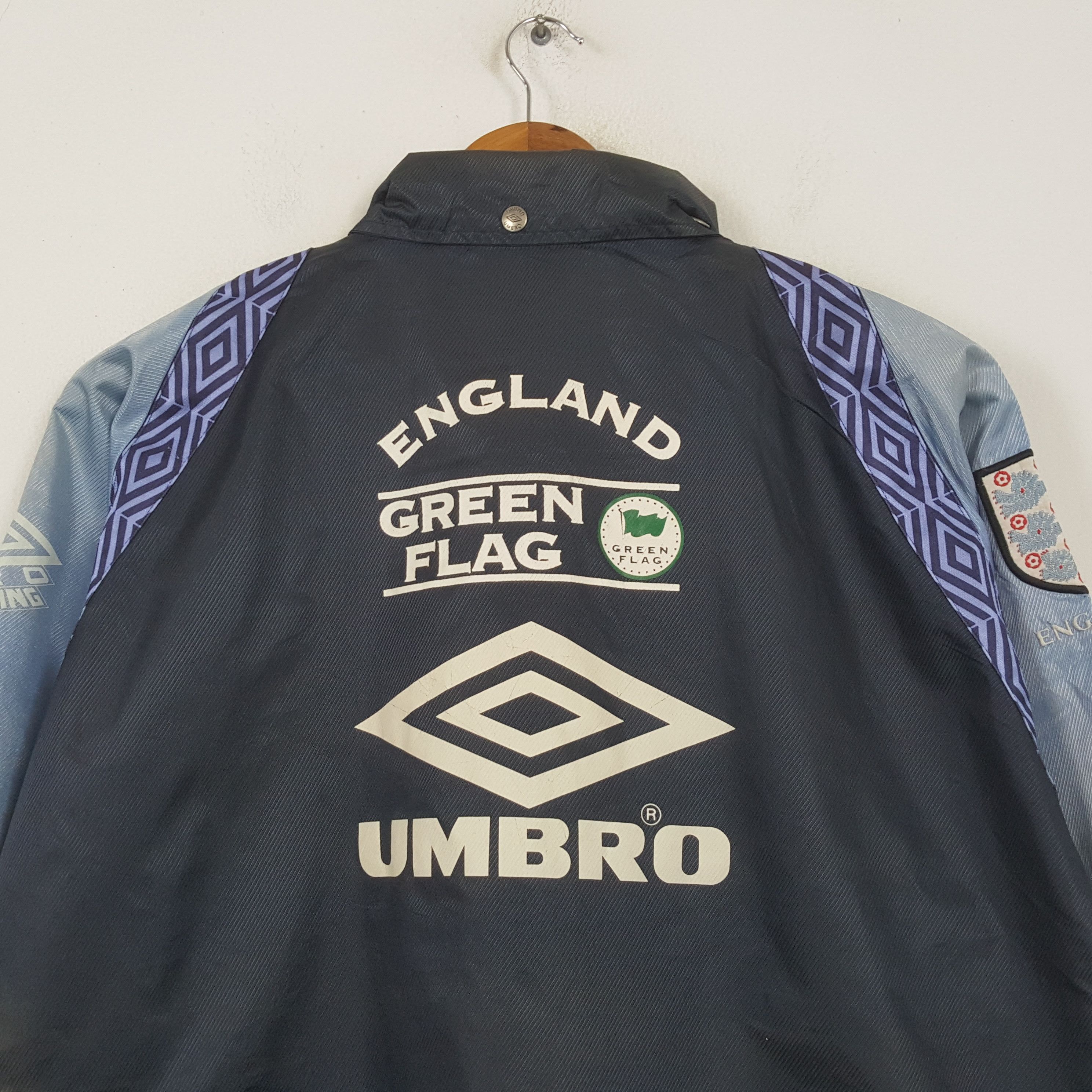 Umbro Vintage England Green Flag Umbro Jacket RR6 Size US XXL / EU 58 / 5 - 2 Thumbnail