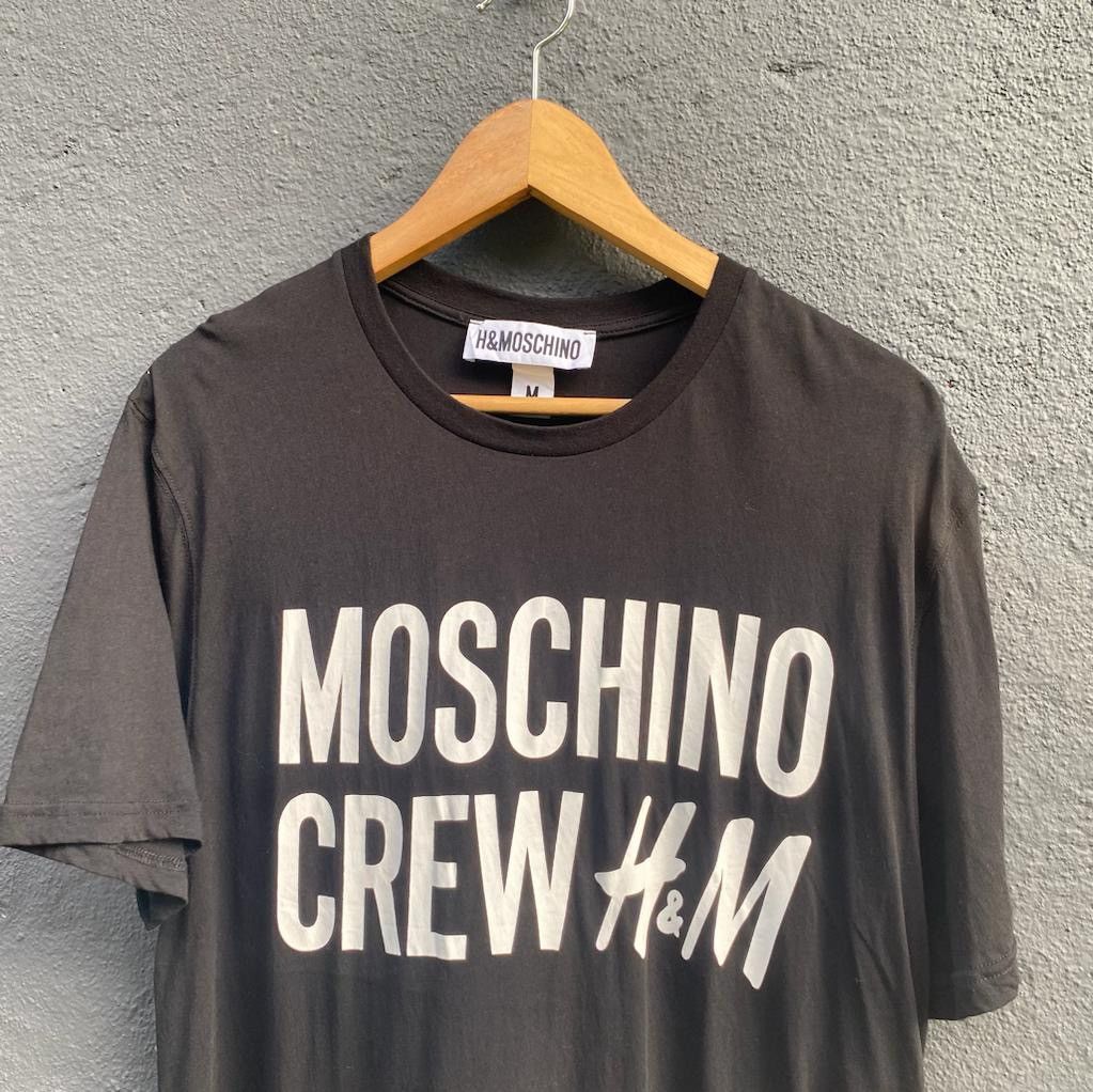 Moschino Moschino x H&M Designer Big Logo Tee Size US M / EU 48-50 / 2 - 2 Thumbnail