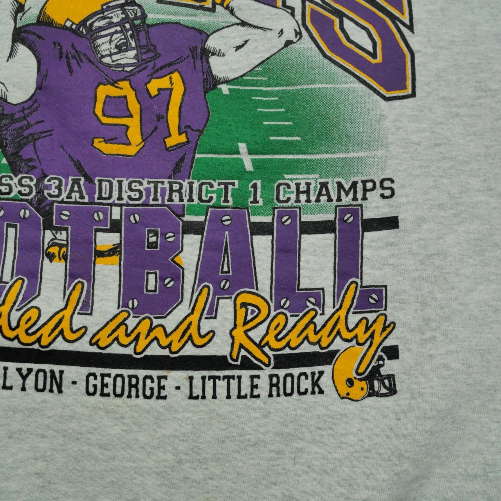 Fruit Of The Loom VINTAGE Fruit of the Loom Sweatshirt Men 90s Pullover Crew Neck XL Gray/Gray Football Winter 1997 Size US XL / EU 56 / 4 - 5 Thumbnail