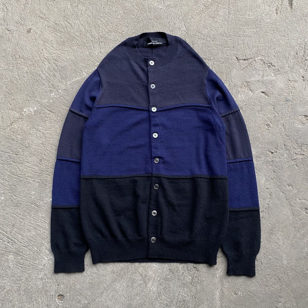 Comme des Garcons Tricot Comme de Garcons Tri Color Knitted Sweater Size M / US 6-8 / IT 42-44 - 1 Thumbnail