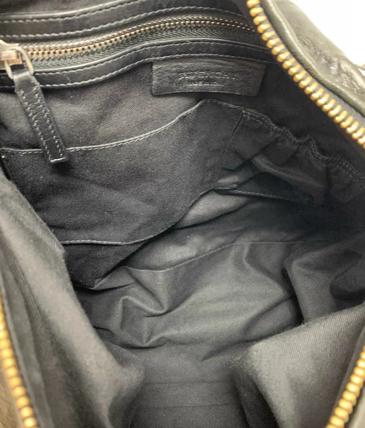 Givenchy Black and Gold Pandora Box Bag Medium, Lamb Leath
