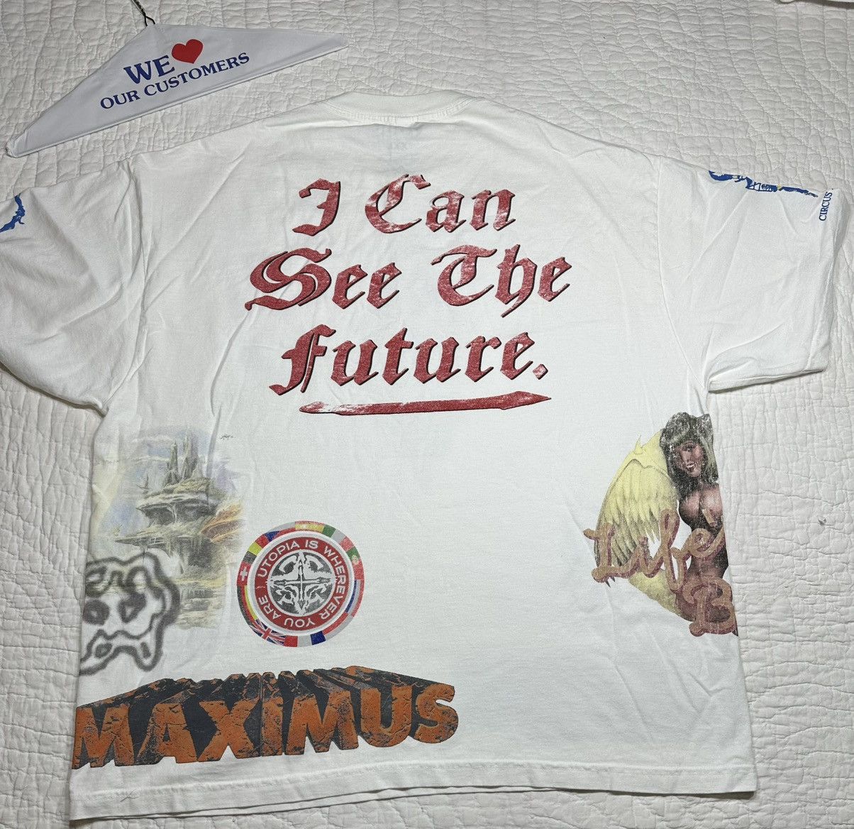 Travis Scott Travis Scott I Can See The Future Utopia Tour Tee/XL Size US XL / EU 56 / 4 - 2 Thumbnail