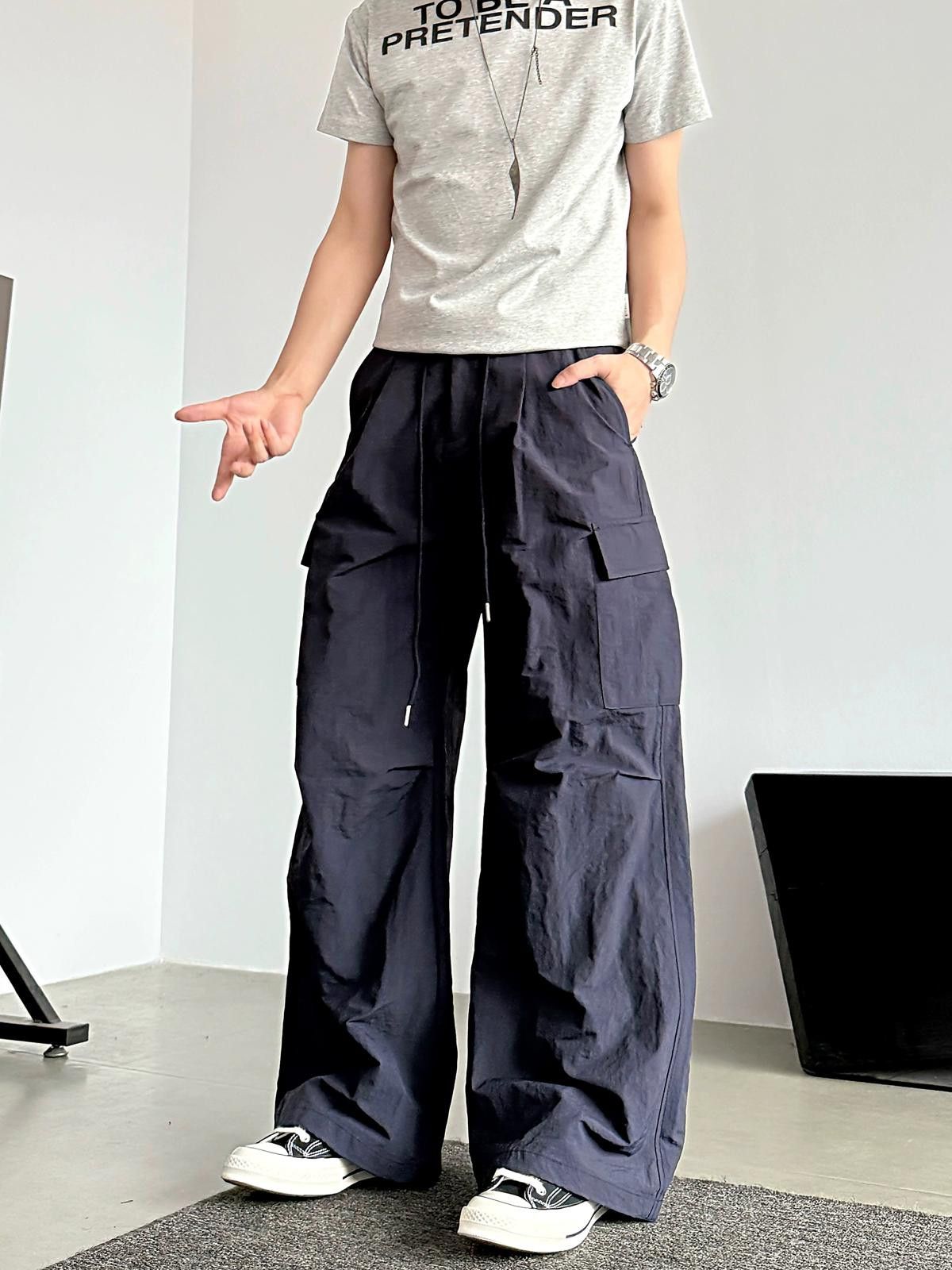 Other Wide Leg Cargo Pants, Loose Fit Trousers Size US 32 / EU 48 - 1 Thumbnail