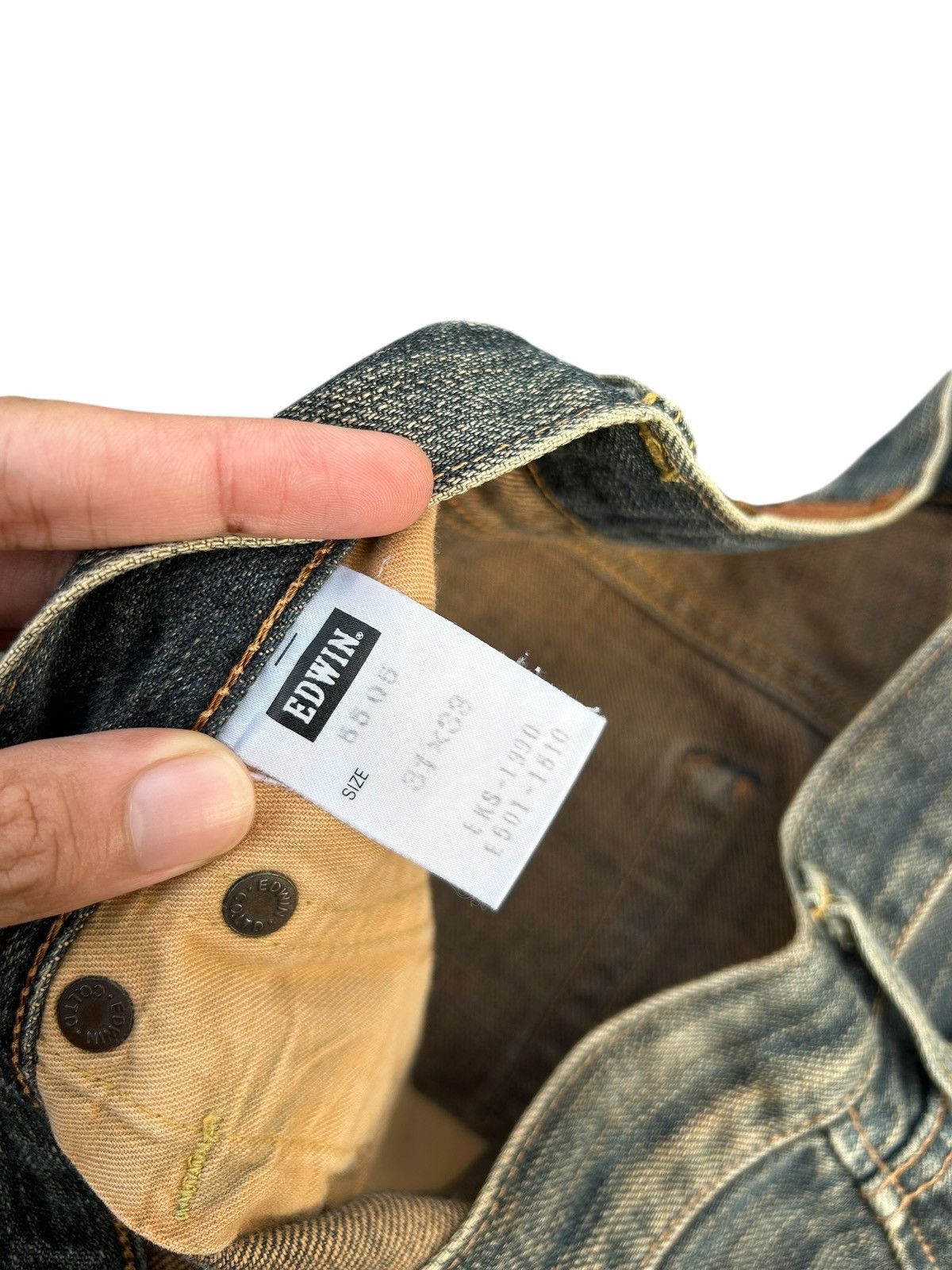 Kapital Vintage Edwin 505zx Selvedge Rusty Mudwash Denim Jeans Size US 31 - 5 Thumbnail