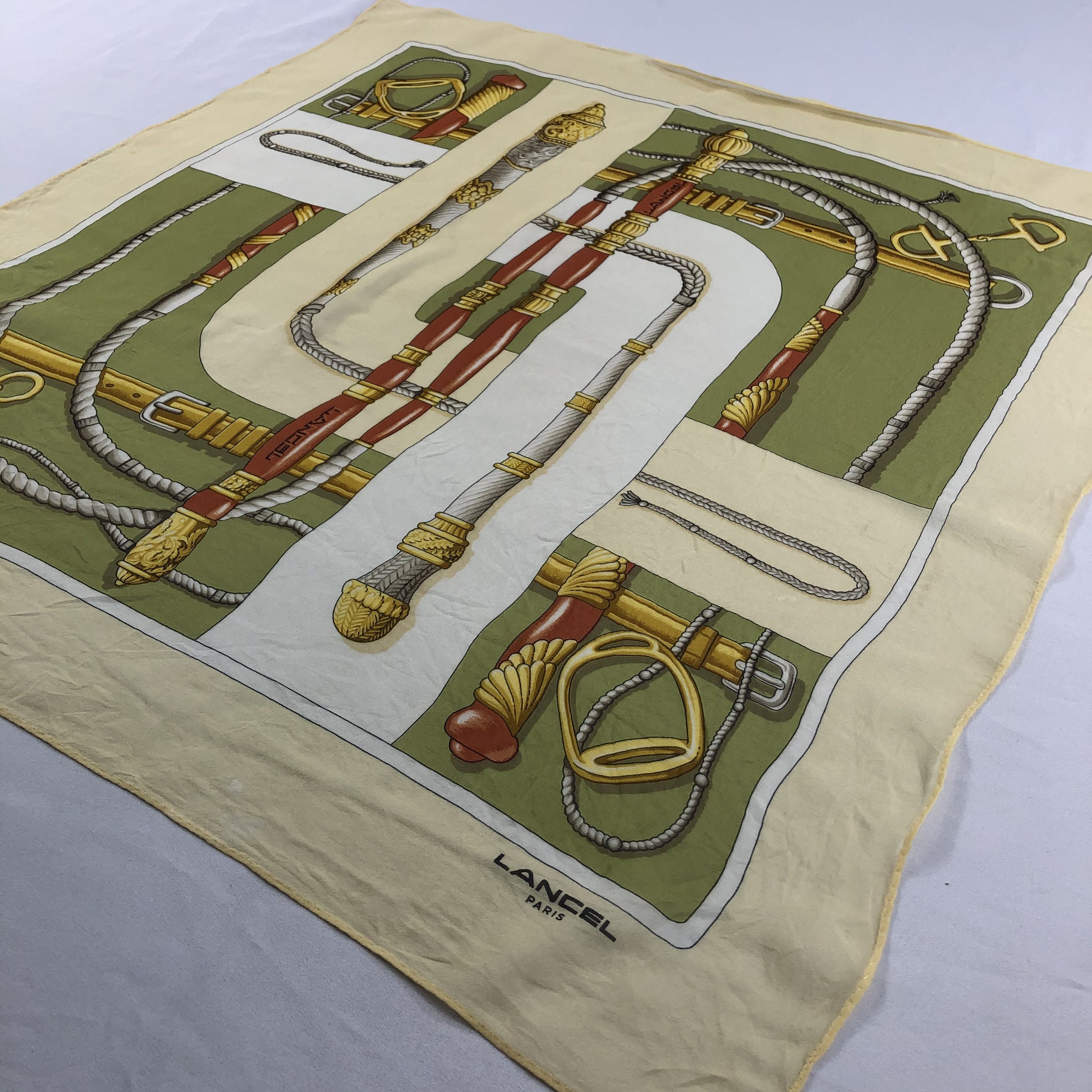 Lancel Vintage Lancel Silk Scarf Size ONE SIZE - 3 Thumbnail