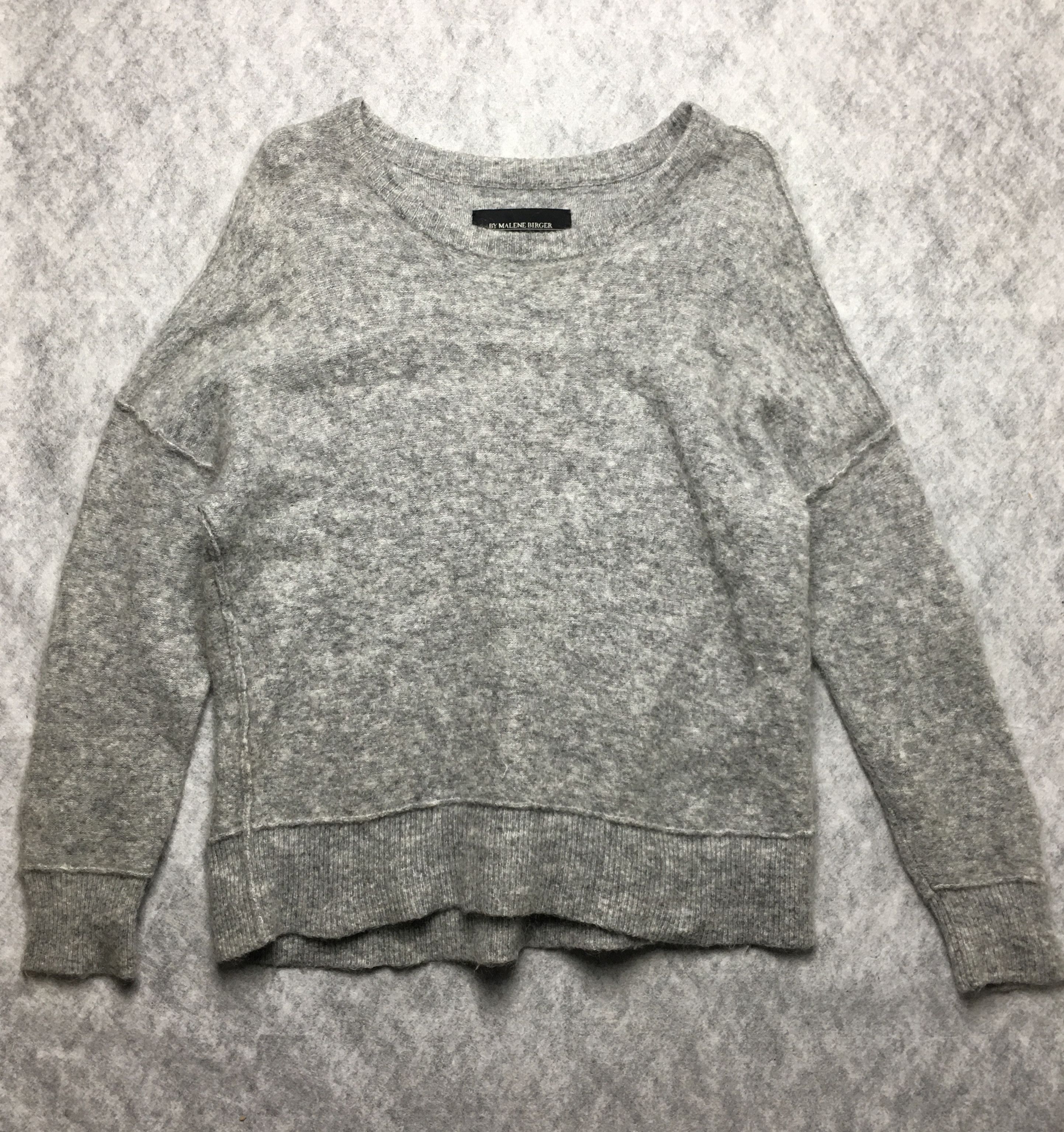 By Malene Birger By Malene Birger Wool Mohair Sweater Gray XL Size XL / US 12-14 / IT 48-50 - 5 Thumbnail