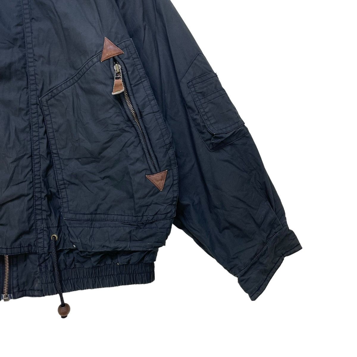 Issey Miyake × Japanese Brand Vtg 90s Japanese Brand Skoal Bomber Inspired Issey Miyake Size US M / EU 48-50 / 2 - 9 Thumbnail