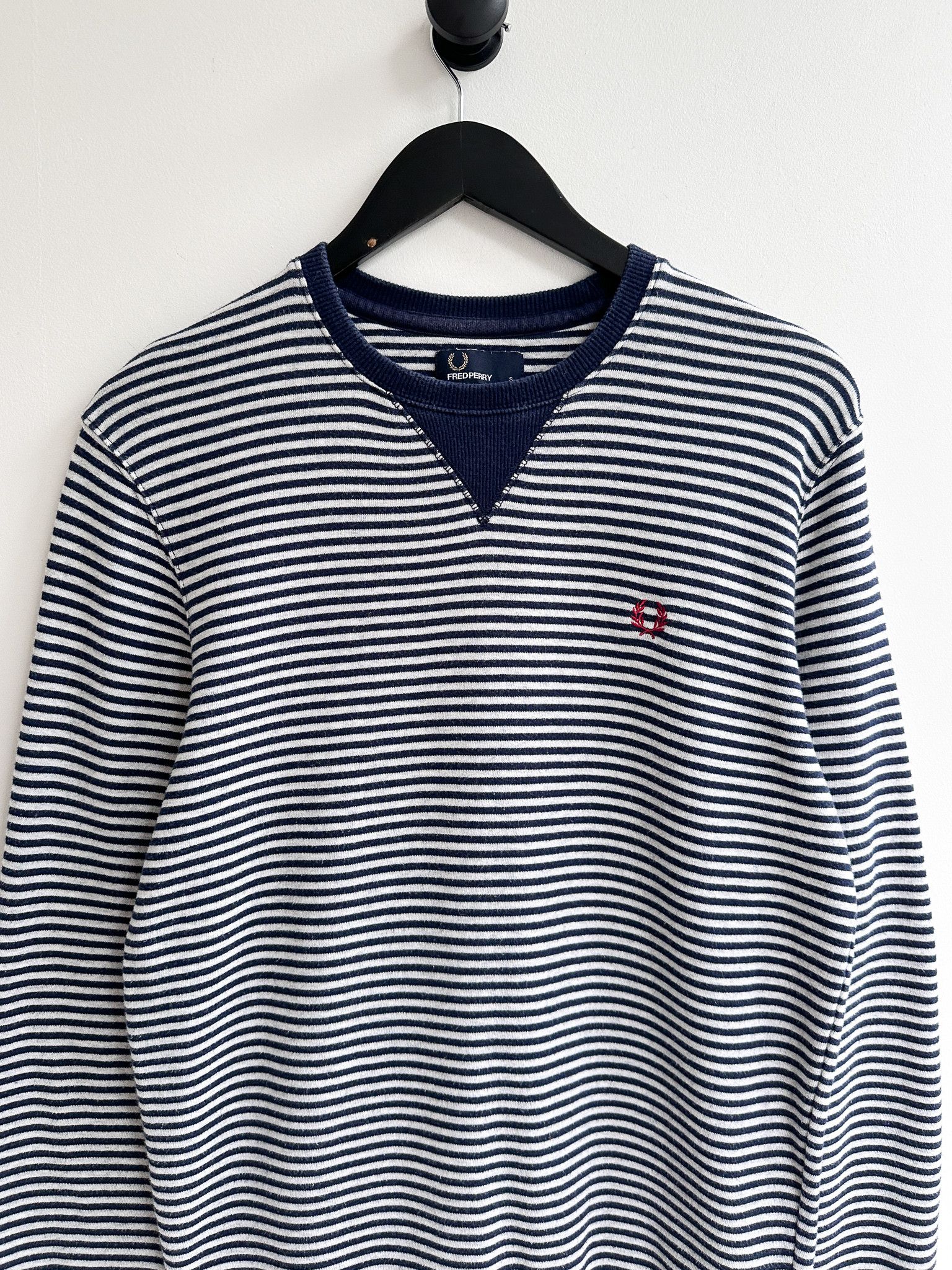 Fred Perry Fred Perry Striped Sweatshirt Pullover Size US S / EU 44-46 / 1 - 2 Thumbnail