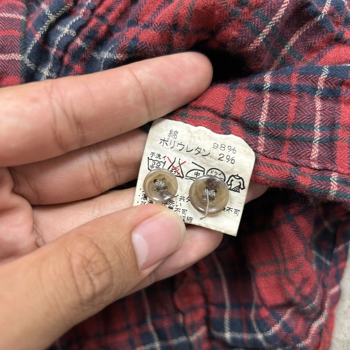 STILL BY HAND Still by Hand - Red Flannel Size US M / EU 48-50 / 2 - 18 Thumbnail