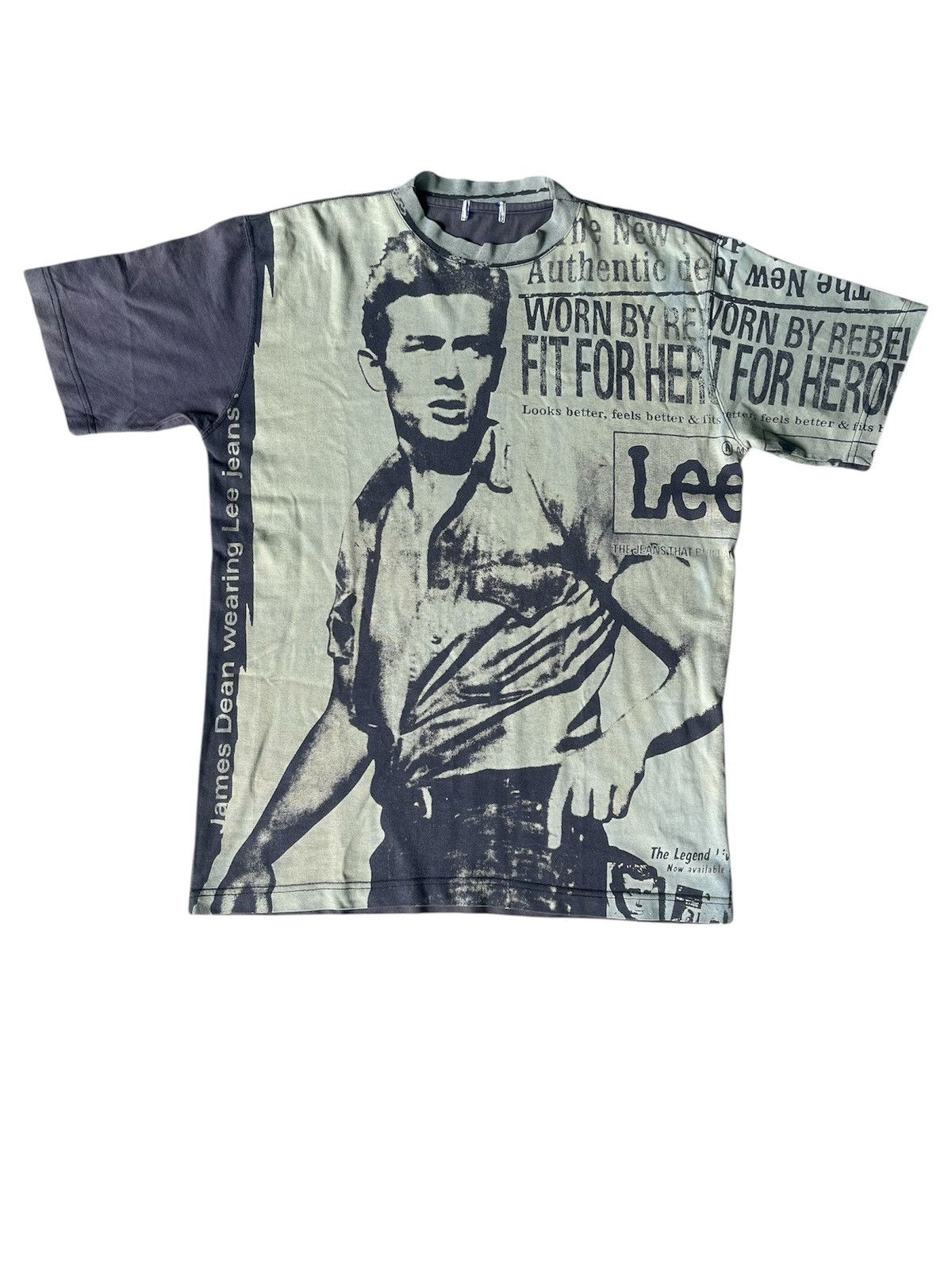 Vintage VINTAGE 90s JAMES DEAN x LEE JEANS ALL-OVER PRINT (AOP) Size US L / EU 52-54 / 3 - 1 Thumbnail