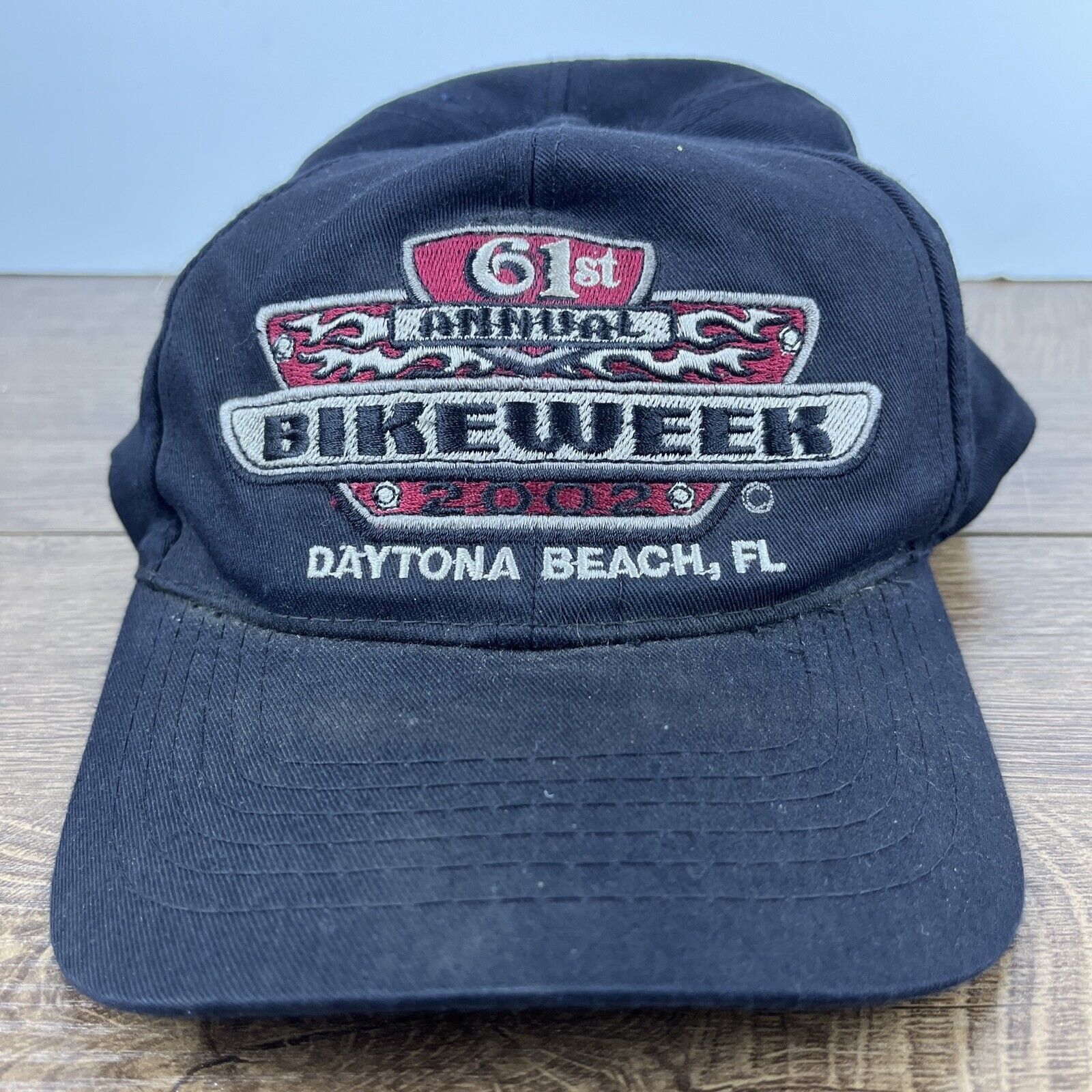 Other 61st Annual Bikeweek Hat Black Hat Snapback Adjustable Dayto Size ONE SIZE - 1 Thumbnail