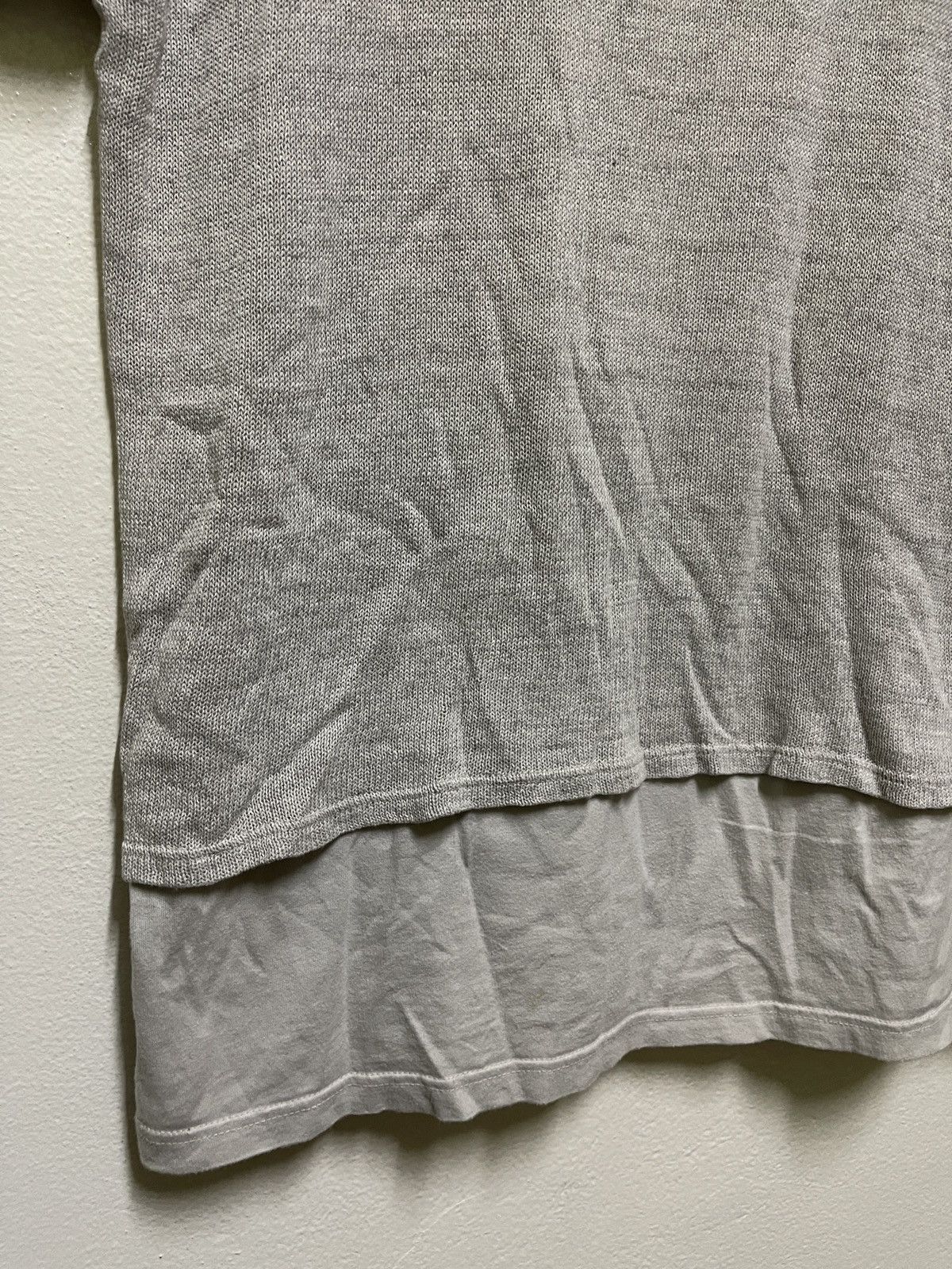 Japanese Brand Duret Sample Double Layer Knit T Shirt Size US L / EU 52-54 / 3 - 9 Thumbnail