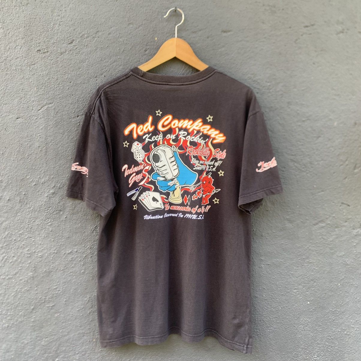 Tedman Thrashed Faded Tedman Japanese Brand Tee Size US L / EU 52-54 / 3 - 1 Thumbnail