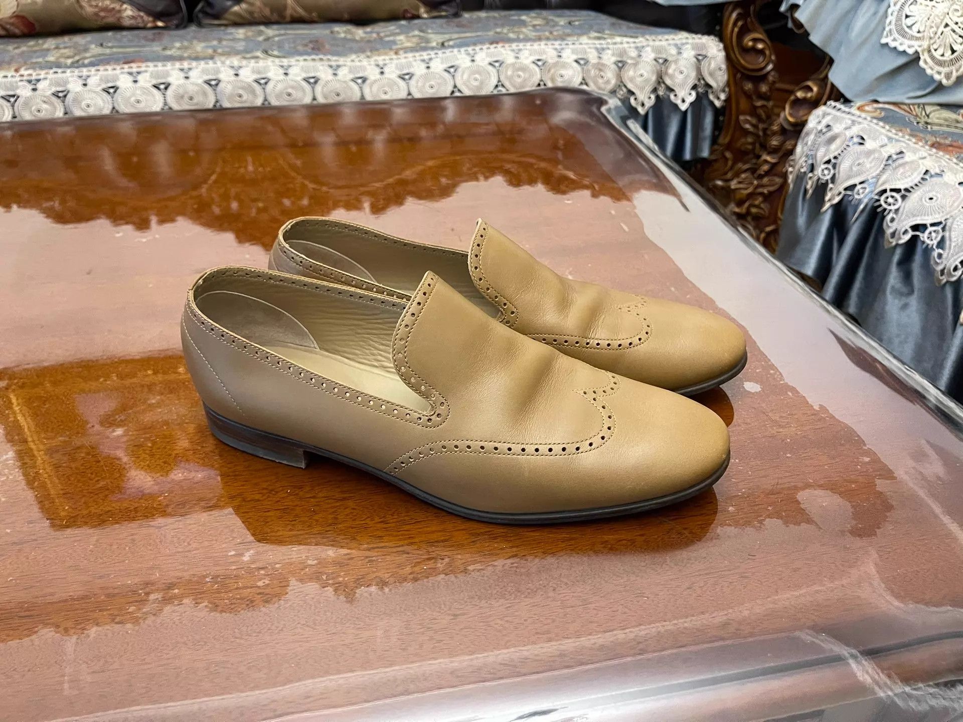 Hermes HERMÈS Classic Leather Men's Shoes 41.5 Size US 8.5 / EU 41-42 - 1 Thumbnail