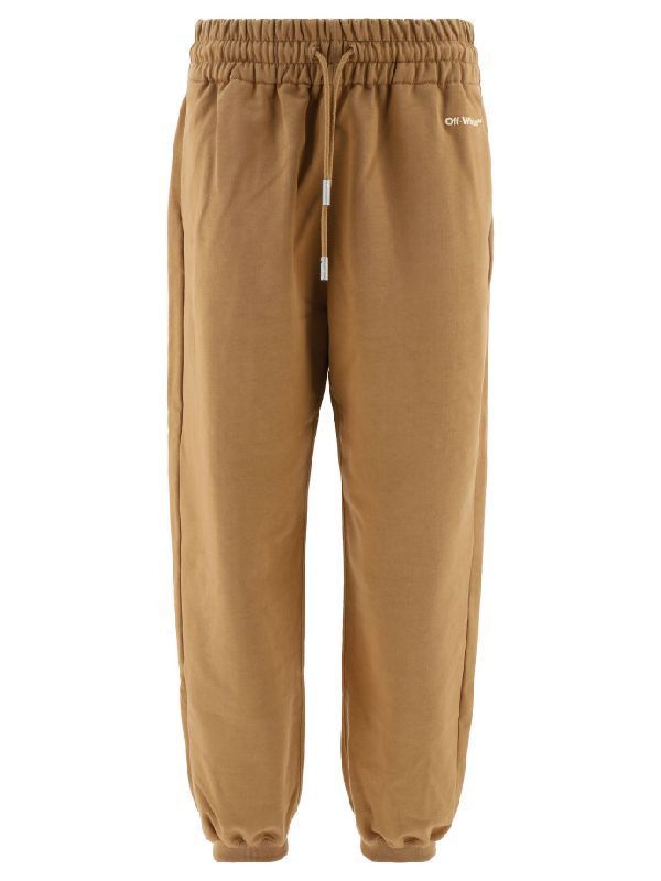 Off-White o1gr1nt1124 For All Relaxed Sweatpant in Brown Size 27" / US 4 / IT 40 - 1 Thumbnail
