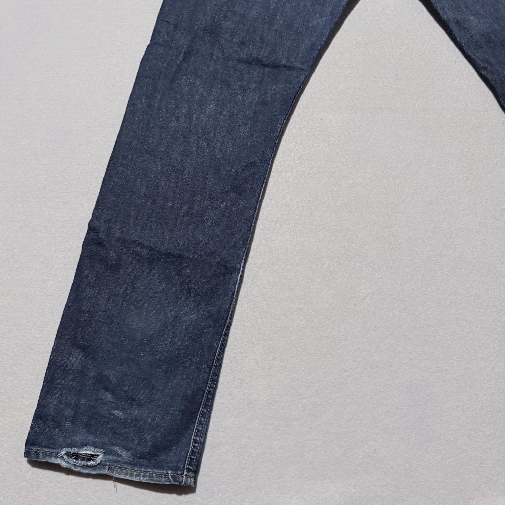 Levi's Levi's 504 Jeans Men Blue Denim Mid Rise Straight Classic Pockets - 32X32 Size US 32 / EU 48 - 7 Thumbnail