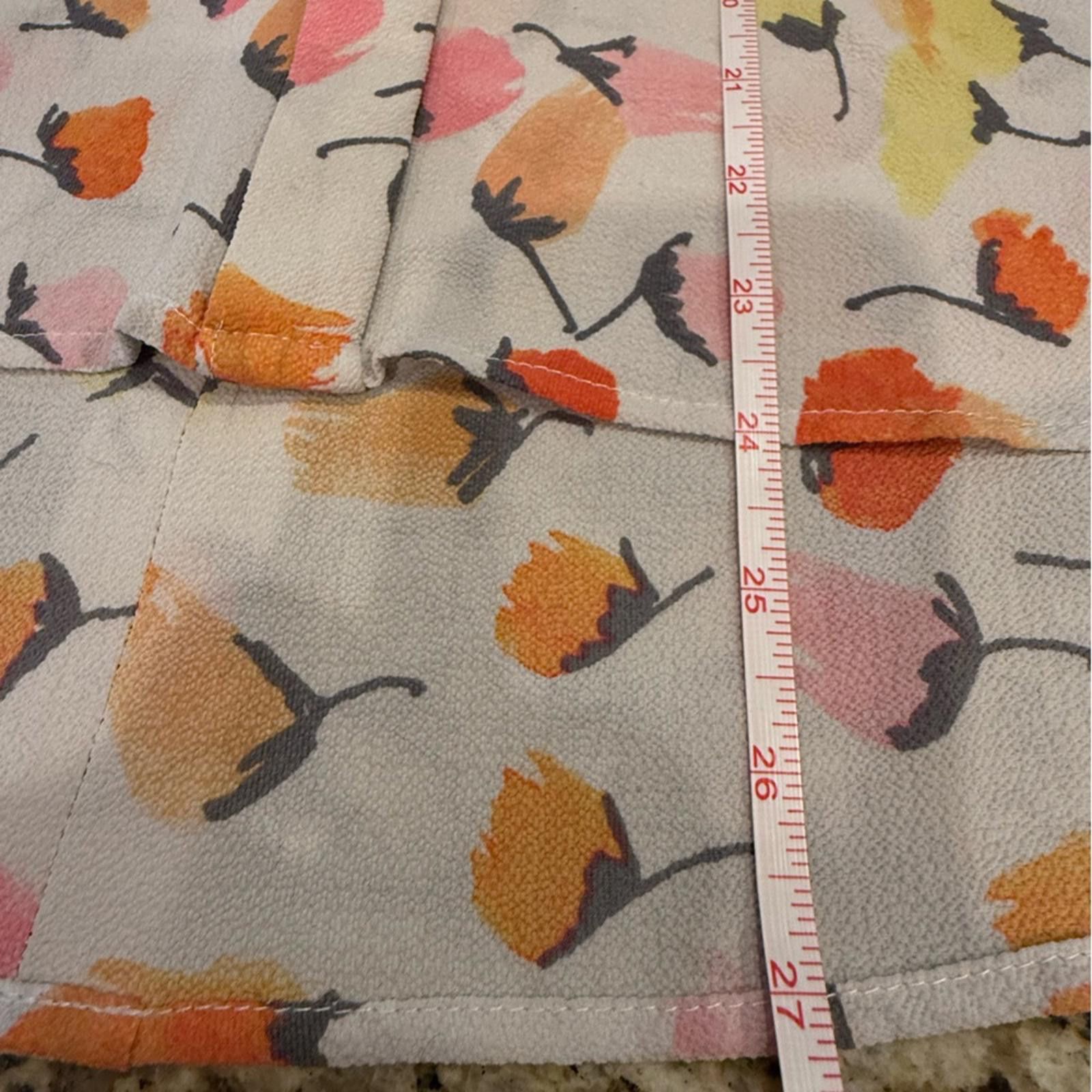 Celine C&E pastel floral crop sleeve top SZ M Size M / US 6-8 / IT 42-44 - 9 Thumbnail