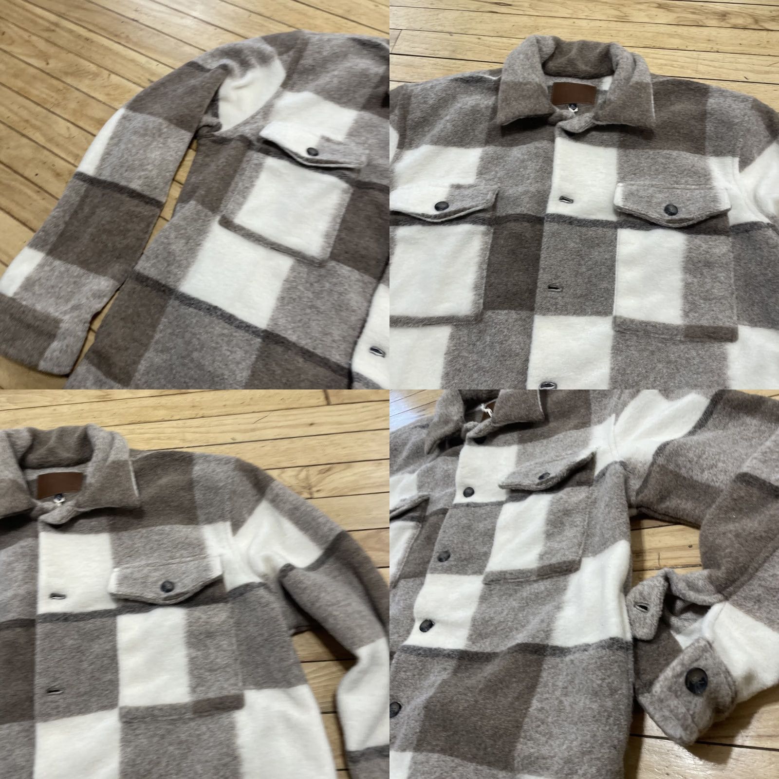 Vintage VINTAGE Civil Society Fleece Flannel Shacket Men XL Brown Plaid New Khaki NEW 0 Size US XL / EU 56 / 4 - 11 Thumbnail