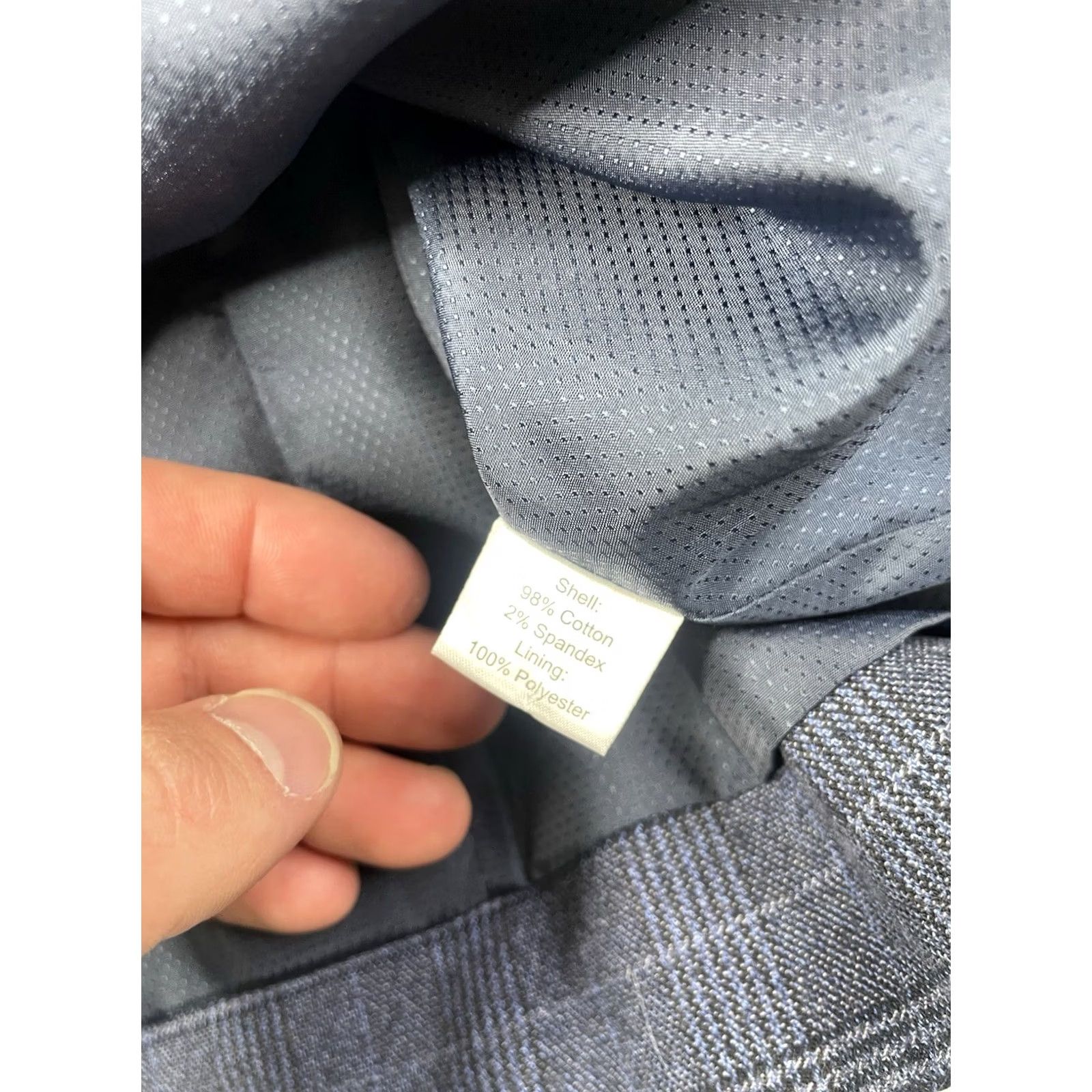 Joseph Abboud Joseph Abboud Vest Waistcoat Blue Plaid 5 Button Suit Vest L Mens Size US L / EU 52-54 / 3 - 5 Thumbnail