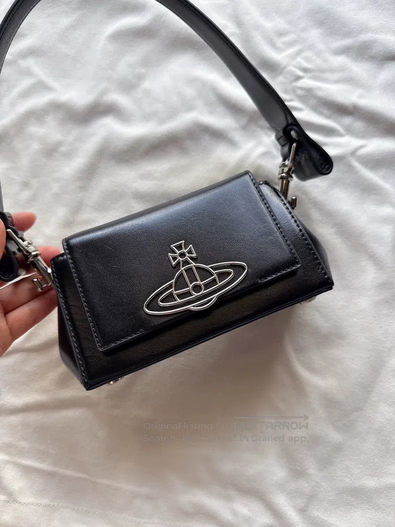 Vivienne Westwood Vivienne Westwood size os Hazel Underarm Bag, black patent Size ONE SIZE - 2 Thumbnail