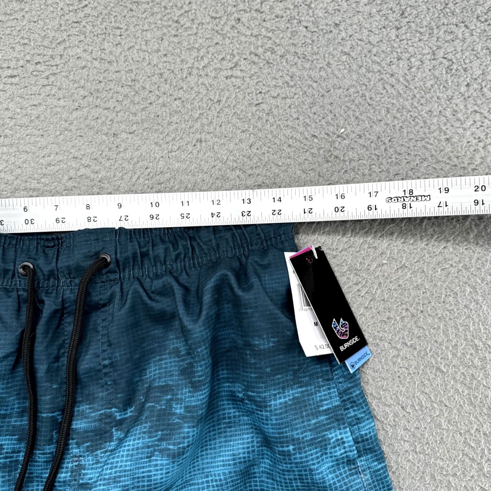 Burnside Burnside Mens Swim Board Shorts UV Protection Quick Dry Striped Multicolor Size M NEW Read Size US 31 - 5 Thumbnail