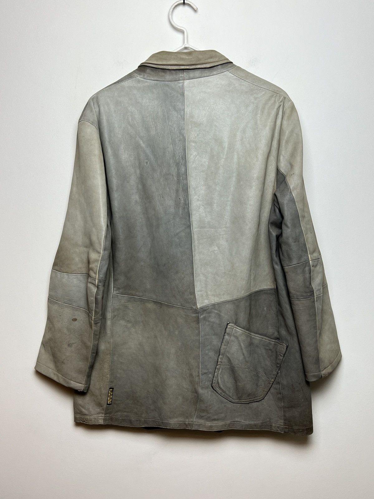 Giorgio Armani armani y2k patchwork leather jacket Size US M / EU 48-50 / 2 - 2 Thumbnail
