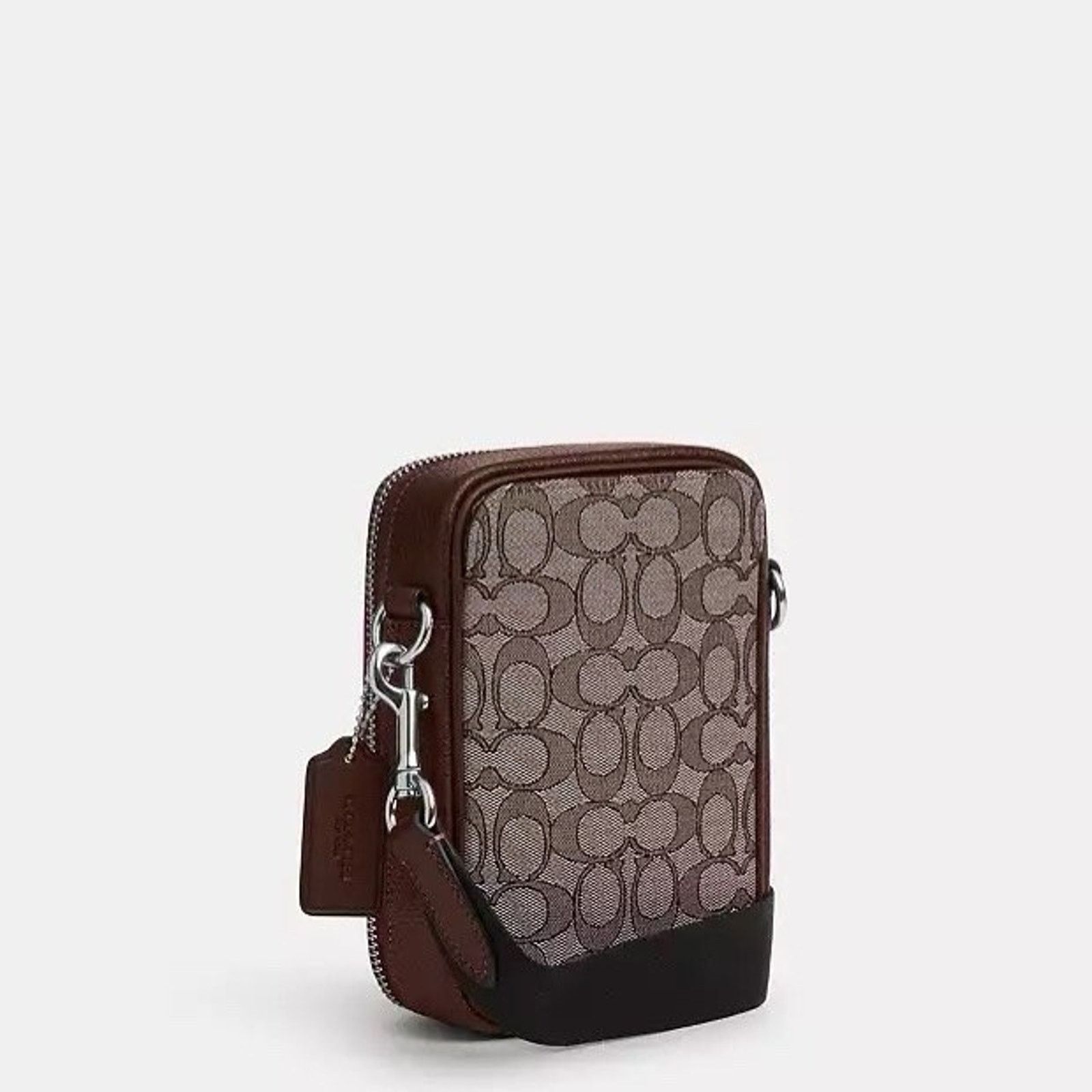 Coach NWT Coach Men's Stanton Crossbody Silver/Oak/Maple CH097 Size ONE SIZE - 8 Thumbnail
