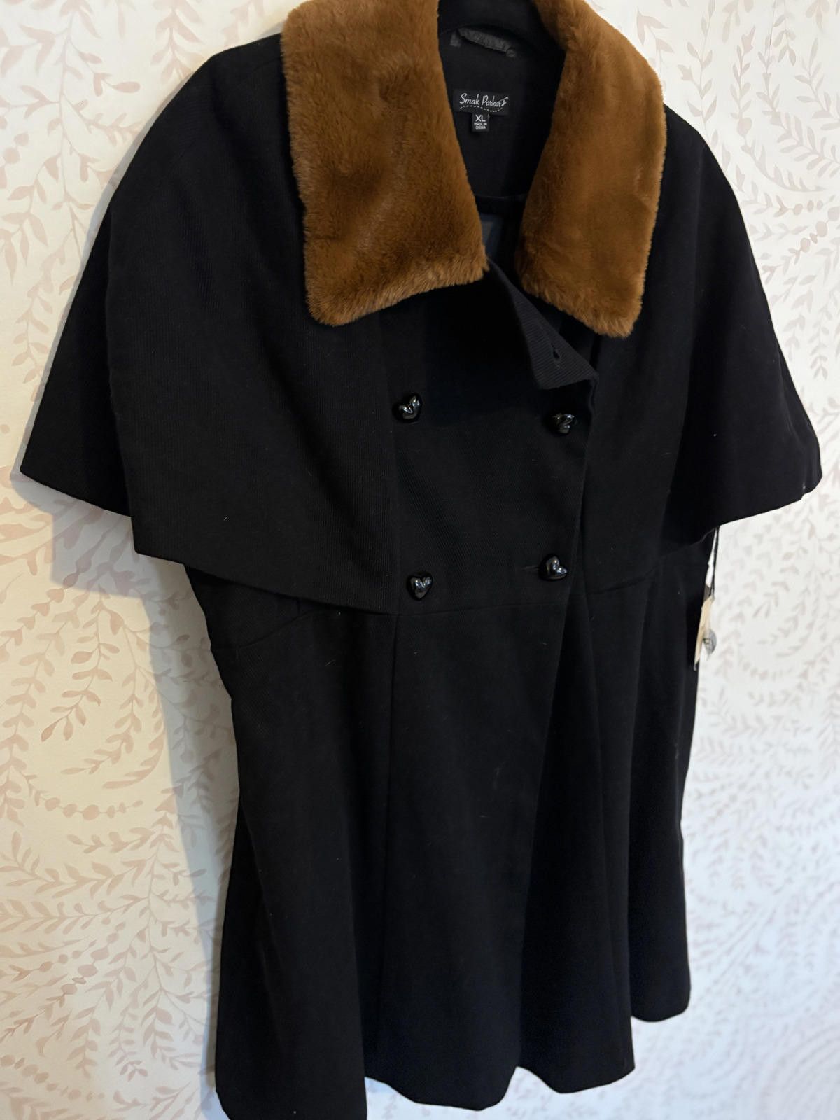 Other Unique Vintage Smak Parlour NWT Black & Brown Fur Collar XL Size XL / US 12-14 / IT 48-50 - 5 Thumbnail