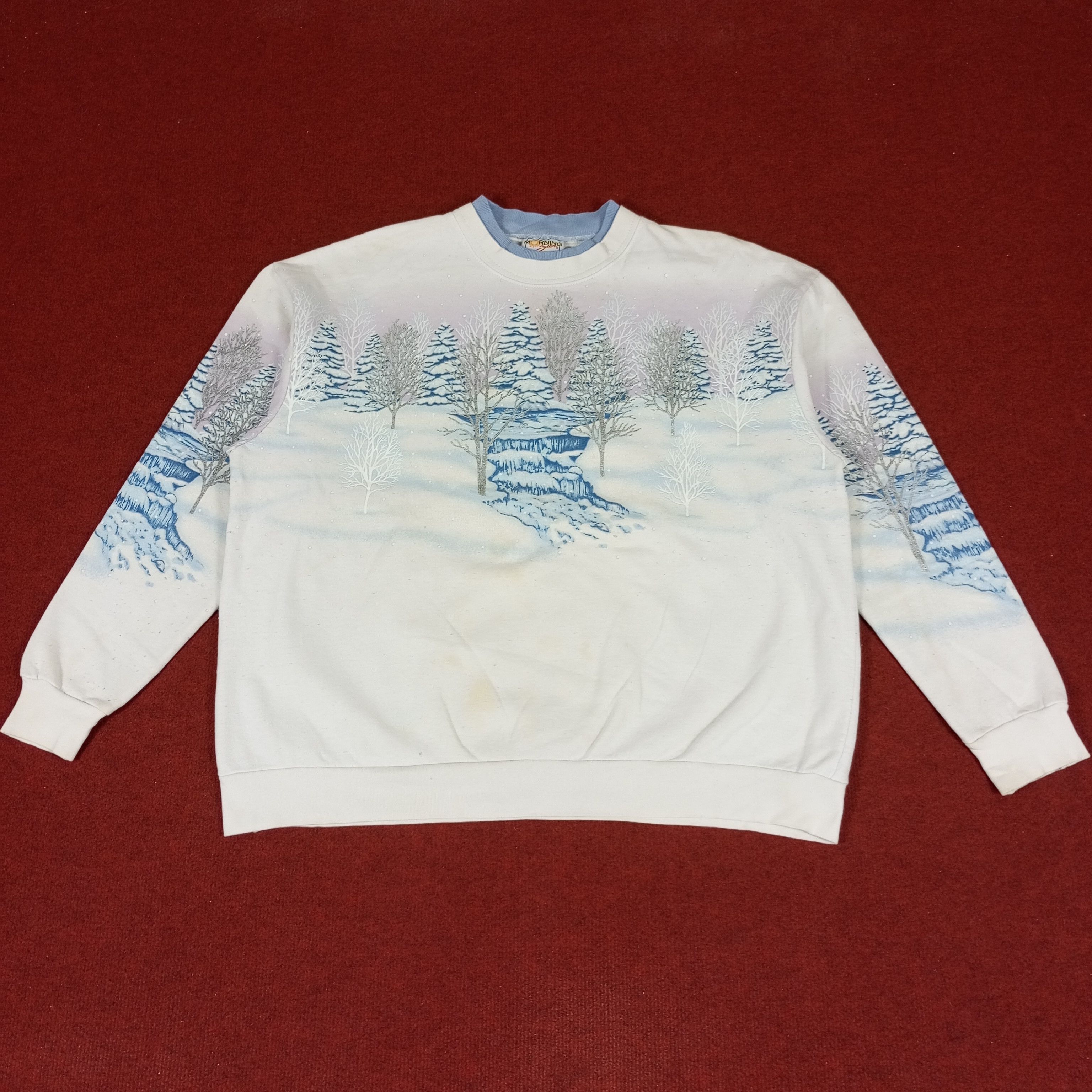 Vintage Morning Sun Winter Style Nice Design Vintage Sweatshirt Size US XL / EU 56 / 4 - 1 Thumbnail