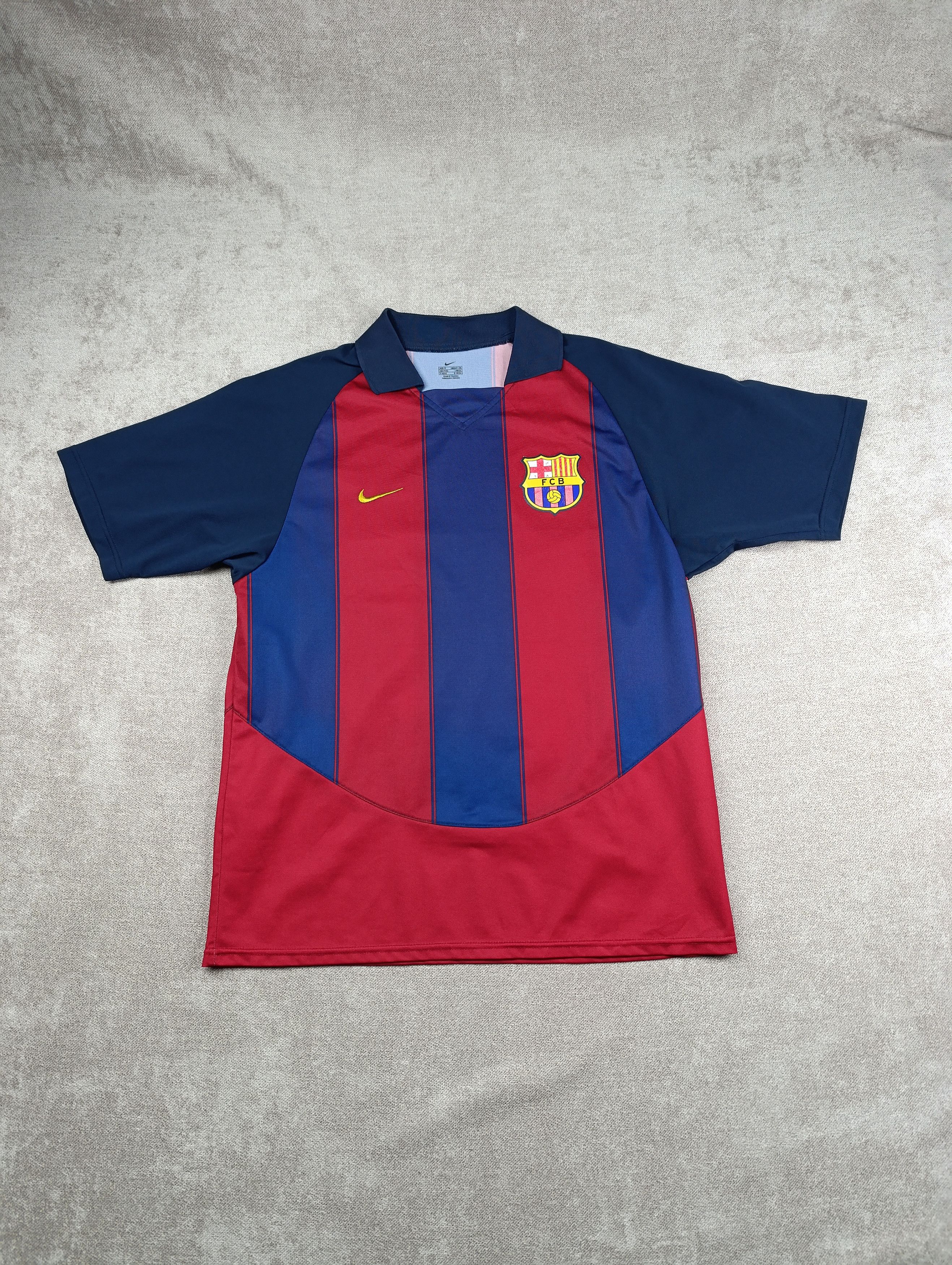 Nike Nike FC Barcelona 2003\04 Home Soccer Jersey Football Shirt Size US M / EU 48-50 / 2 - 1 Thumbnail