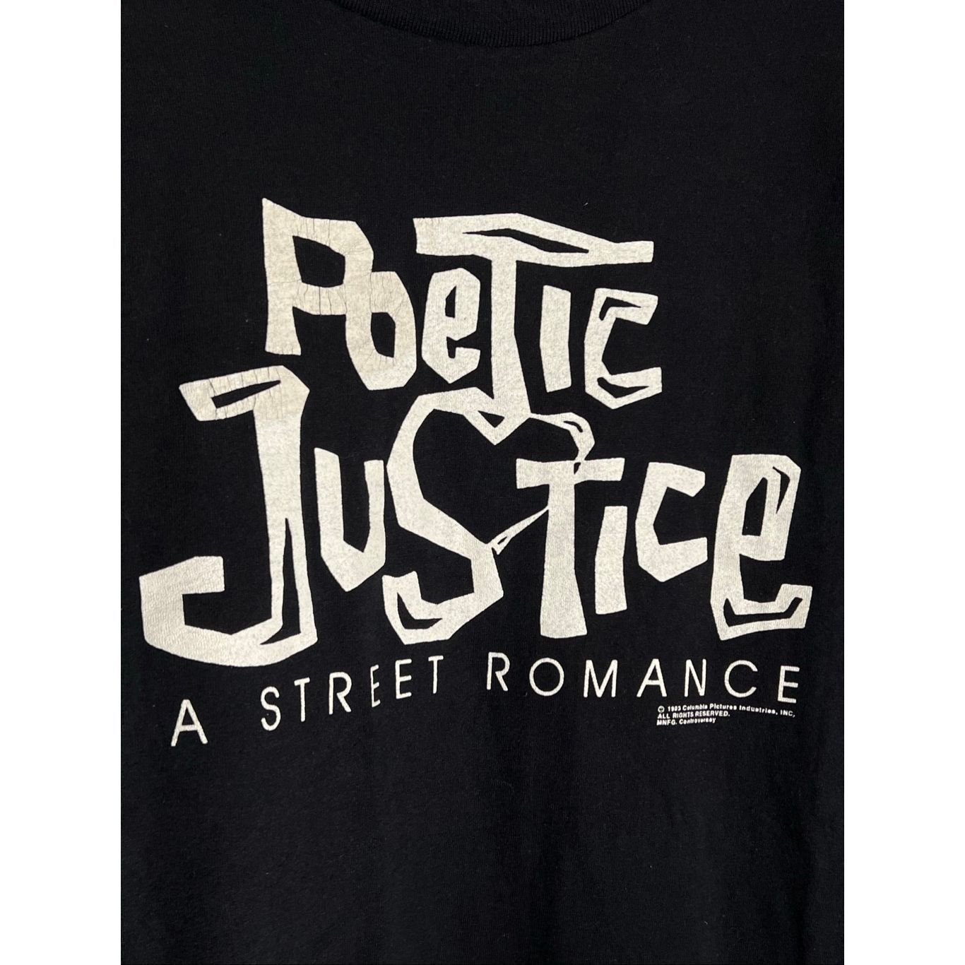 Tultex Vintage RARE Poetic Justice A Street Romance Movie Promo Tee Size US XL / EU 56 / 4 - 2 Thumbnail